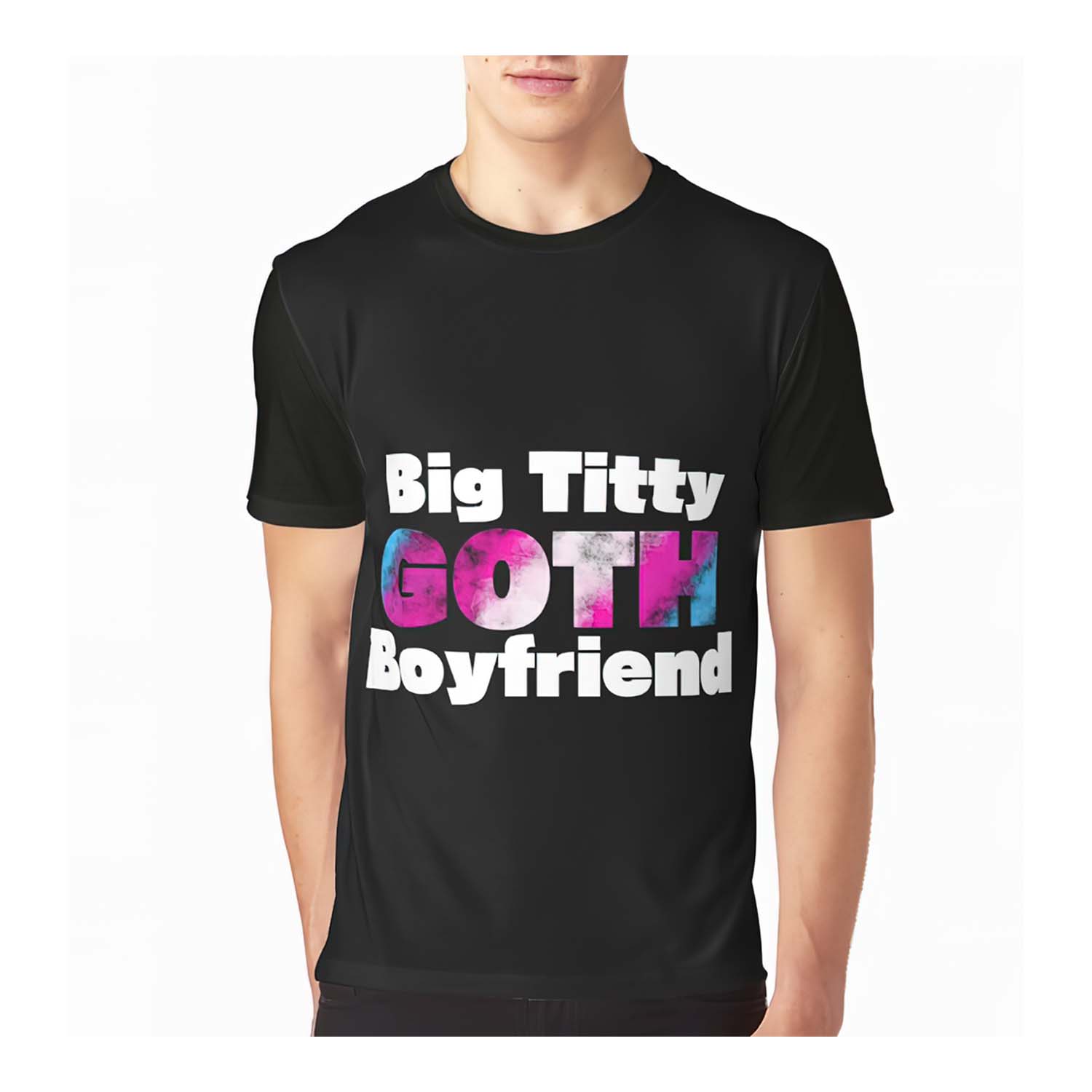 Big Titty Goth Boyfriend Shirt Big Titty Goth Boyfriend Shirt