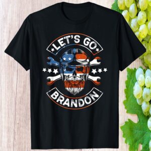 Let’S Go Branson American Biker Usa Flag Shirt