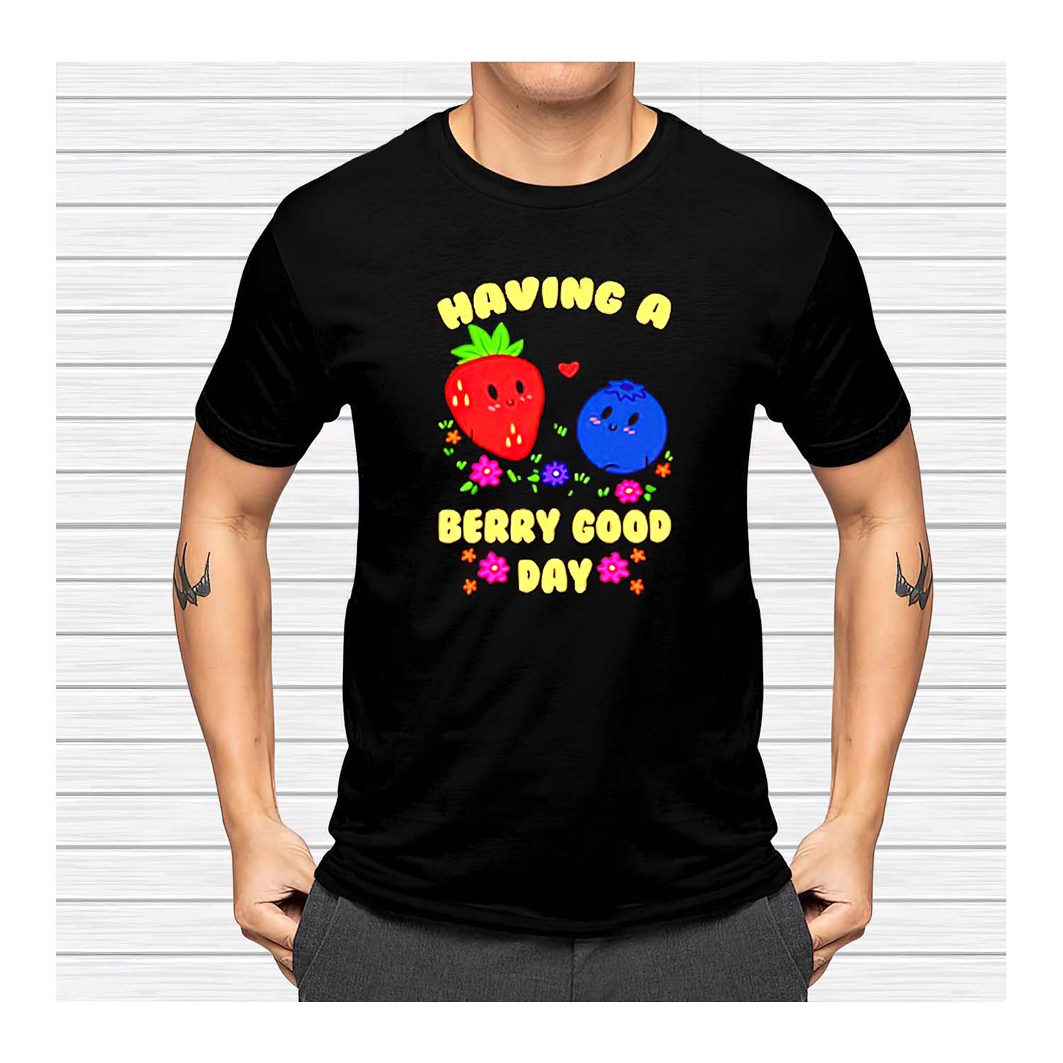 Having A Berry Good Day Shirt Having A Berry Good Day Shirt