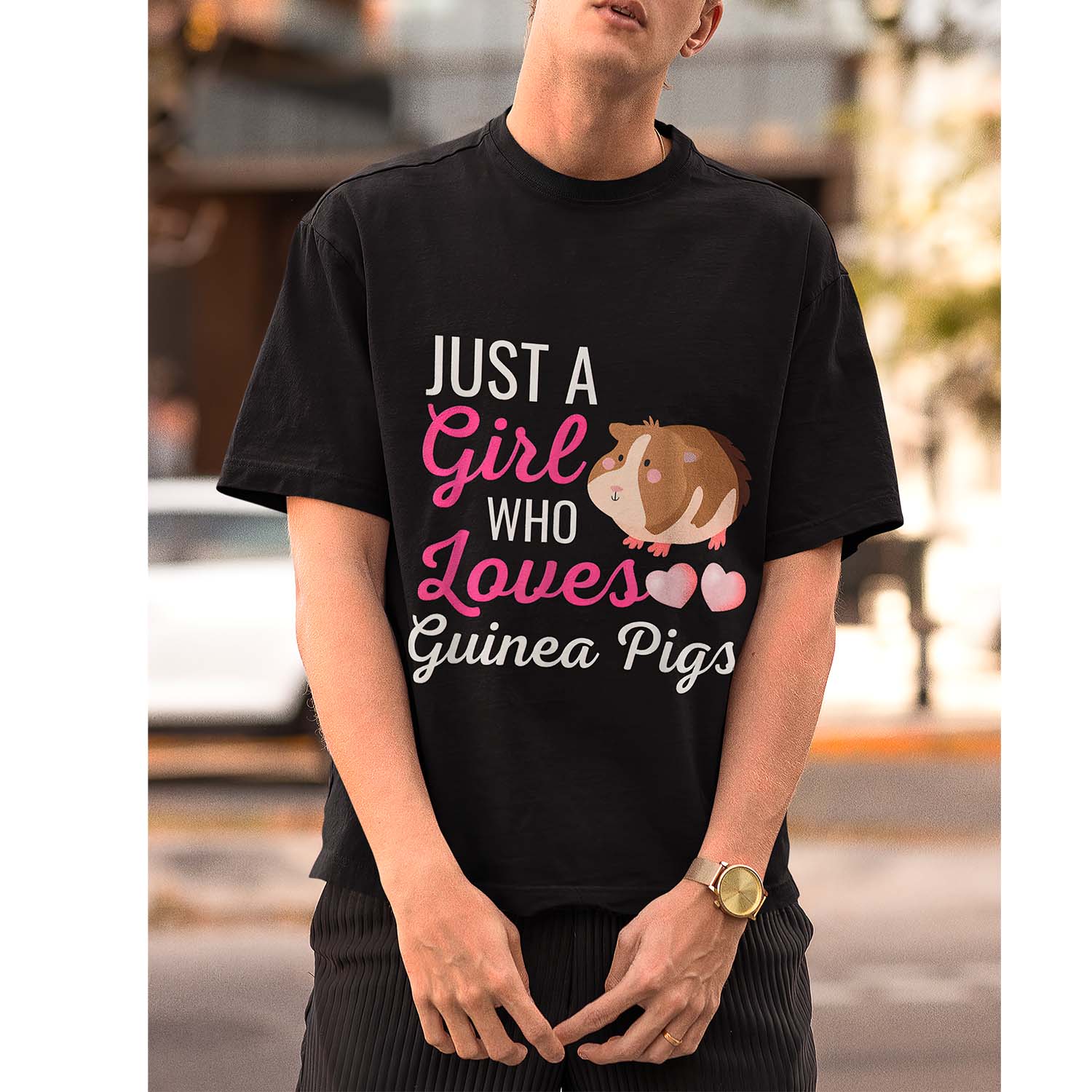 Just A Girl Who Loves Guinea Pigs Shirt