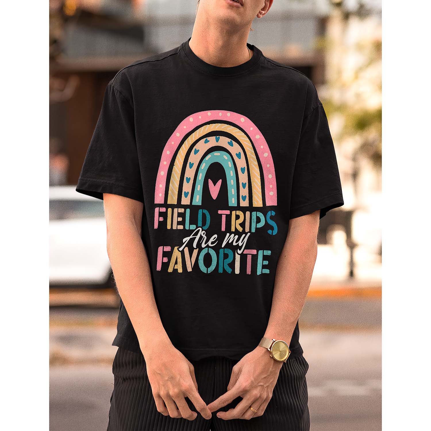 Field Trips Are My Favorite Rainbow Shirt Field Trips Are My Favorite Rainbow Shirt