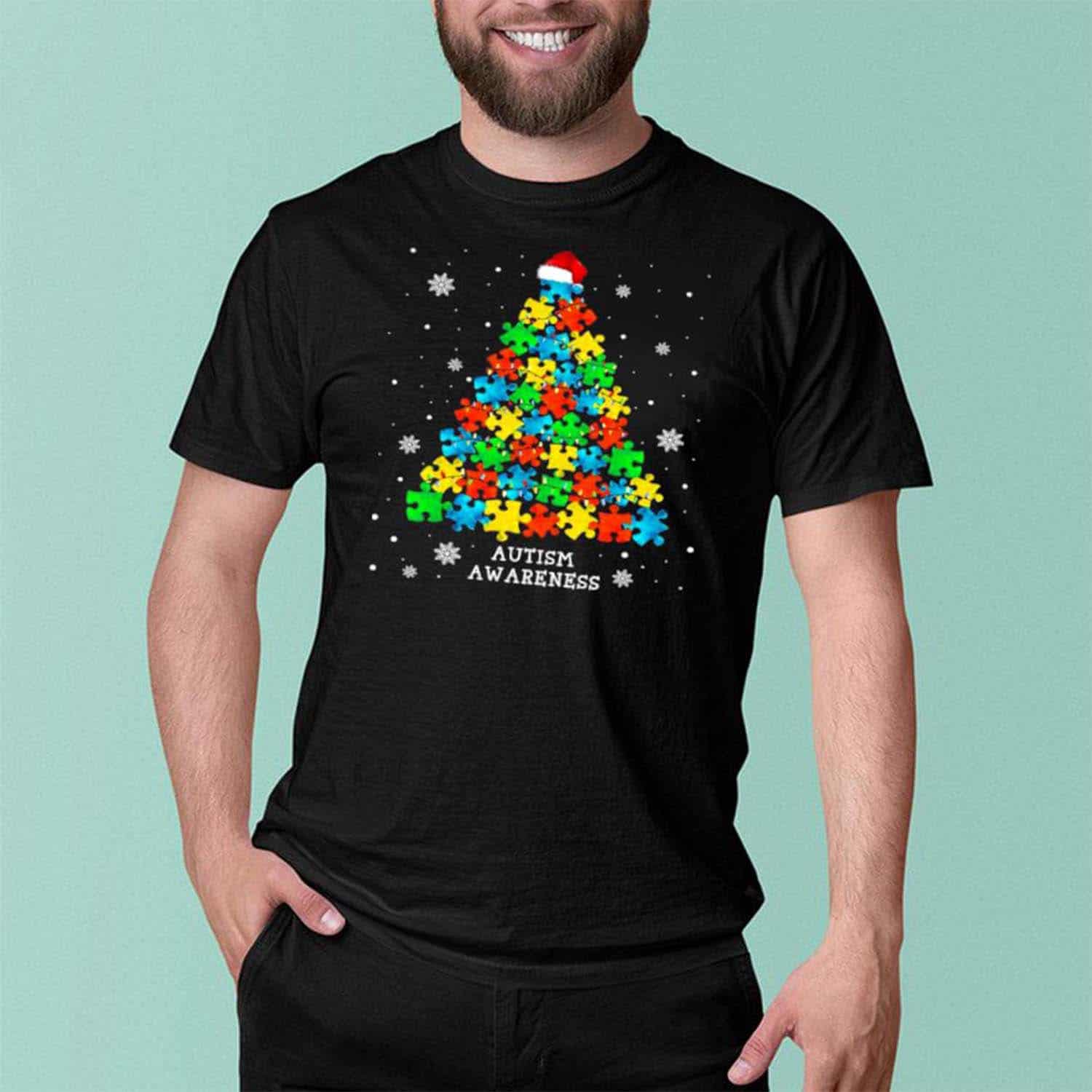 Autism Awareness Christmas Tree Shirt Autism Awareness Christmas Tree Shirt