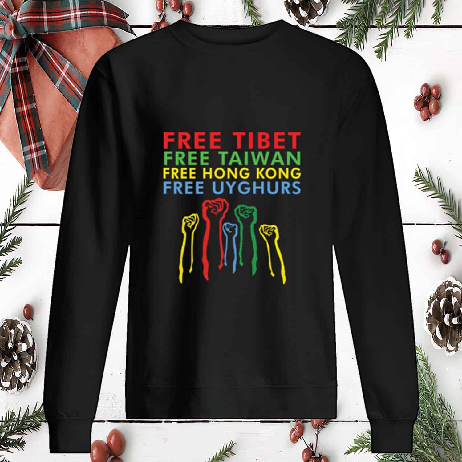 Enes Kanter Free Tibet Free Taiwan Free Hong Kong Free Uyghurs Sweatshirt Enes Kanter Free Tibet Free Taiwan Free Hong Kong Free Uyghurs Sweatshirt