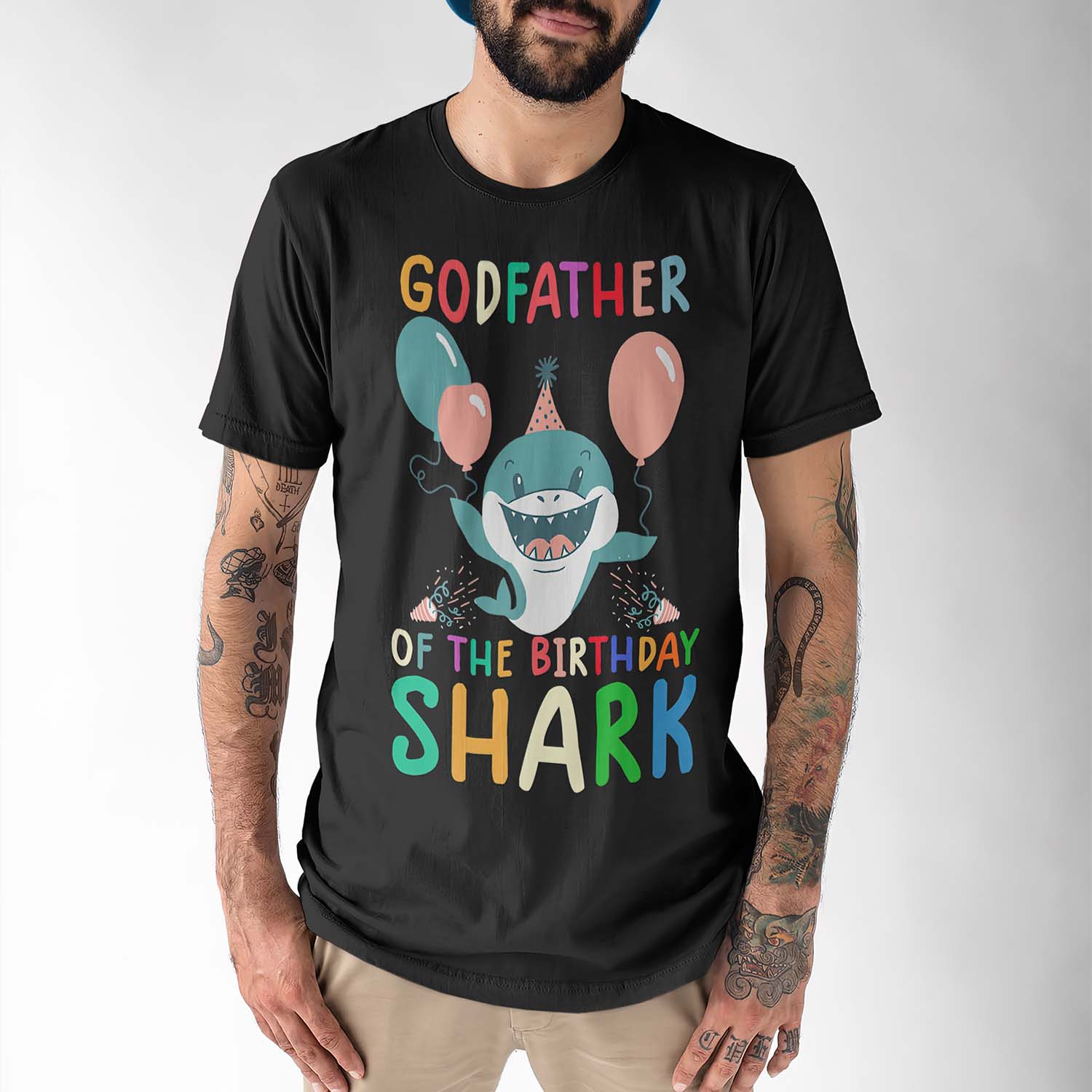 Godfather Of The Birthday Shark Shirt Godfather Of The Birthday Shark Shirt
