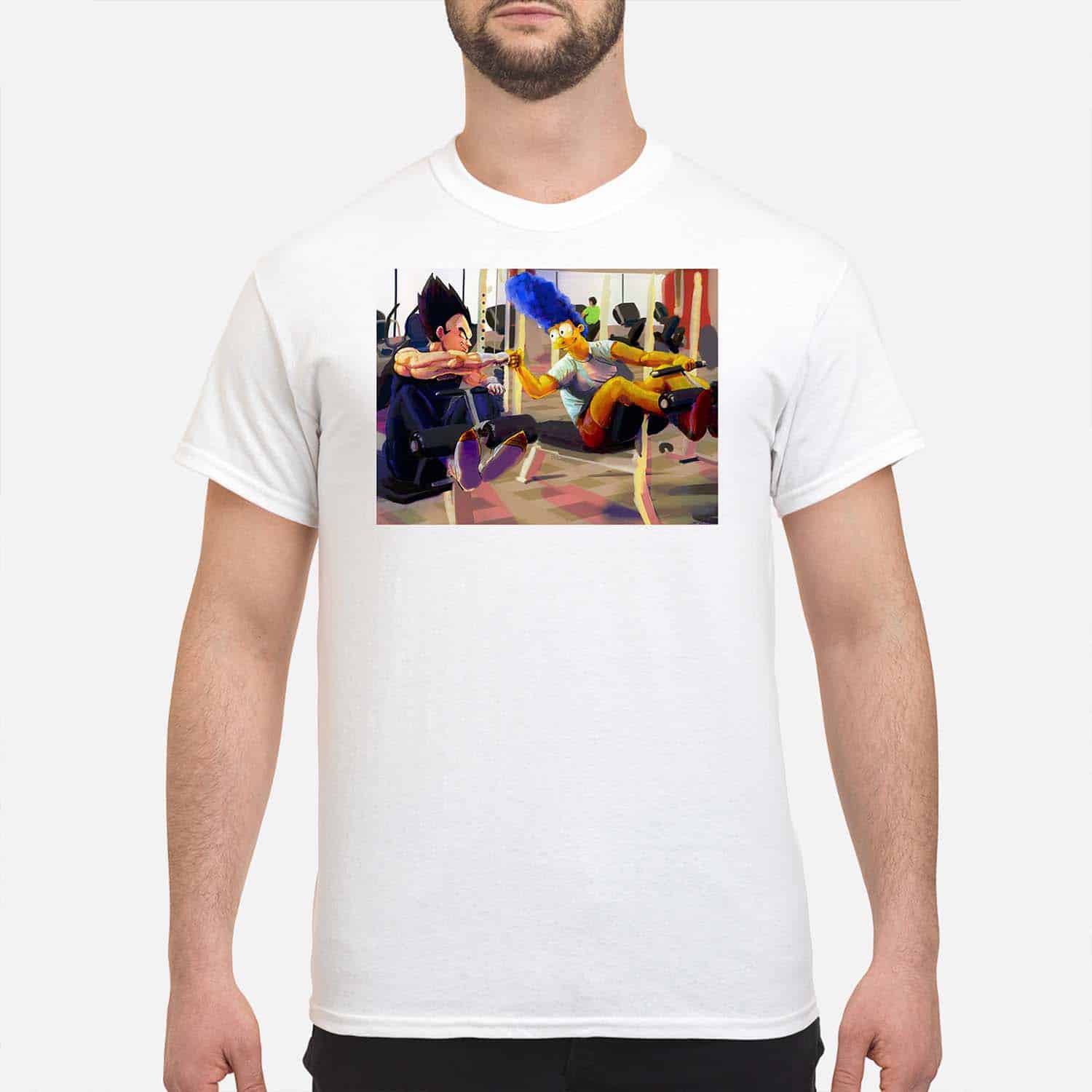 Vegeta And Marge Work Out Shirt Vegeta And Marge Work Out Shirt