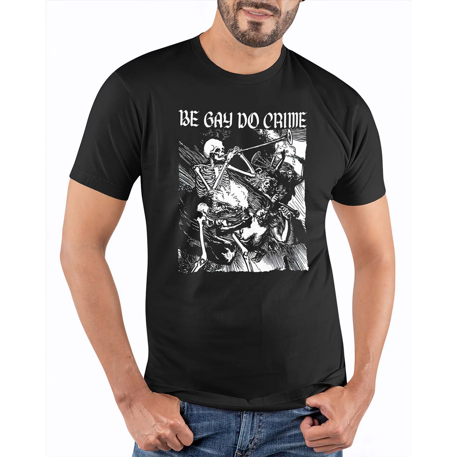 Skeleton Be Gay Do Crime Shirt Skeleton Be Gay Do Crime Shirt