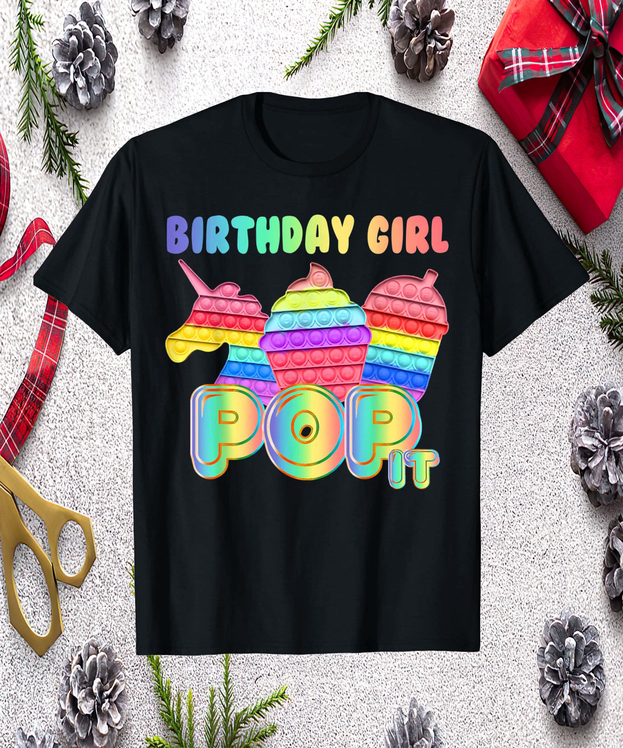 Birthday Girl Pop It Shirt