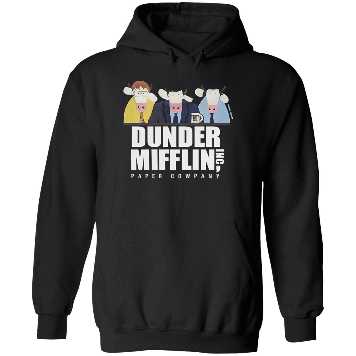 Cow Dunder Mifflin Paper Company Shirt Cow Dunder Mifflin Paper Company Shirt