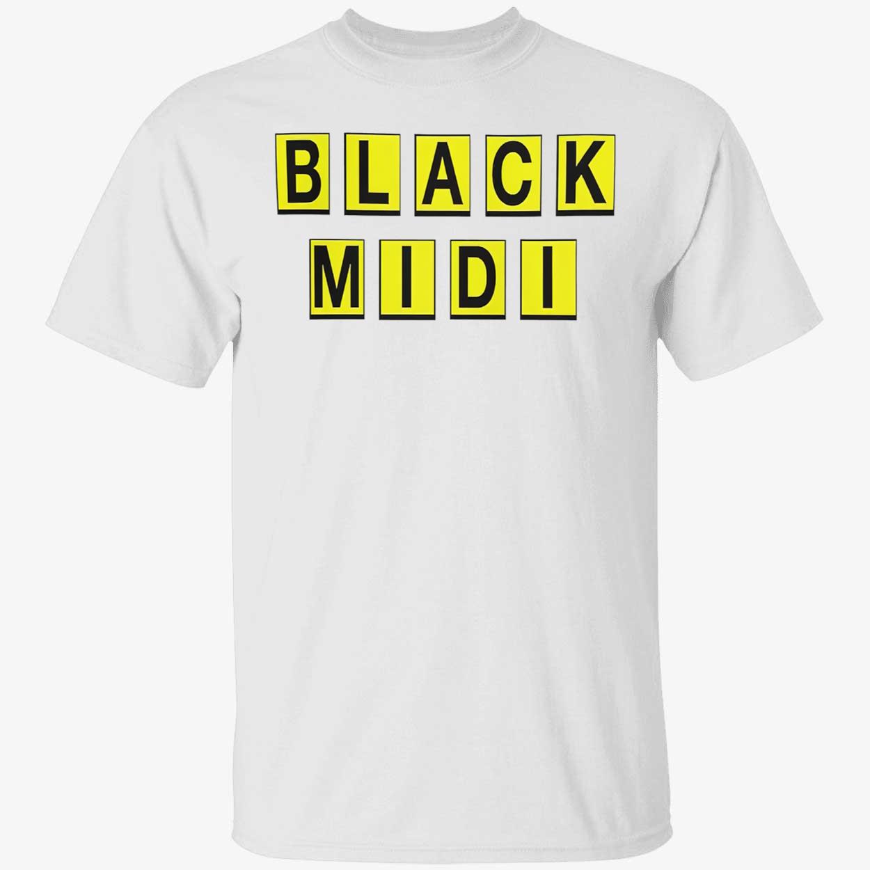 Black Midi Waffle House Shirt