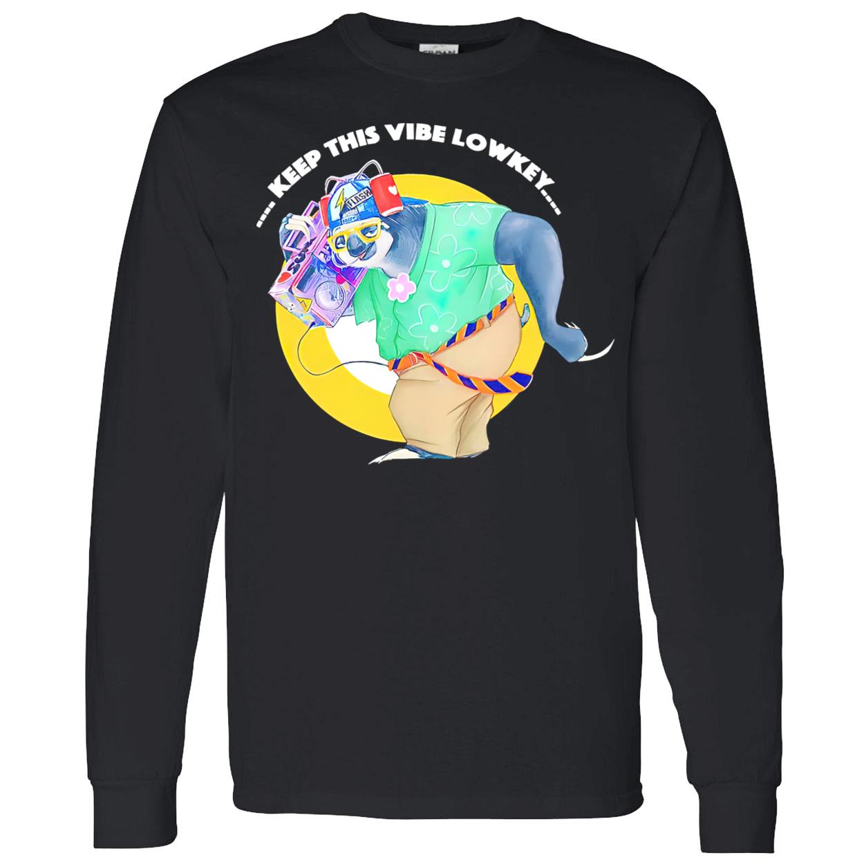 Sloth Keep This Vibe Lowkey Shirt Sloth Keep This Vibe Lowkey Shirt