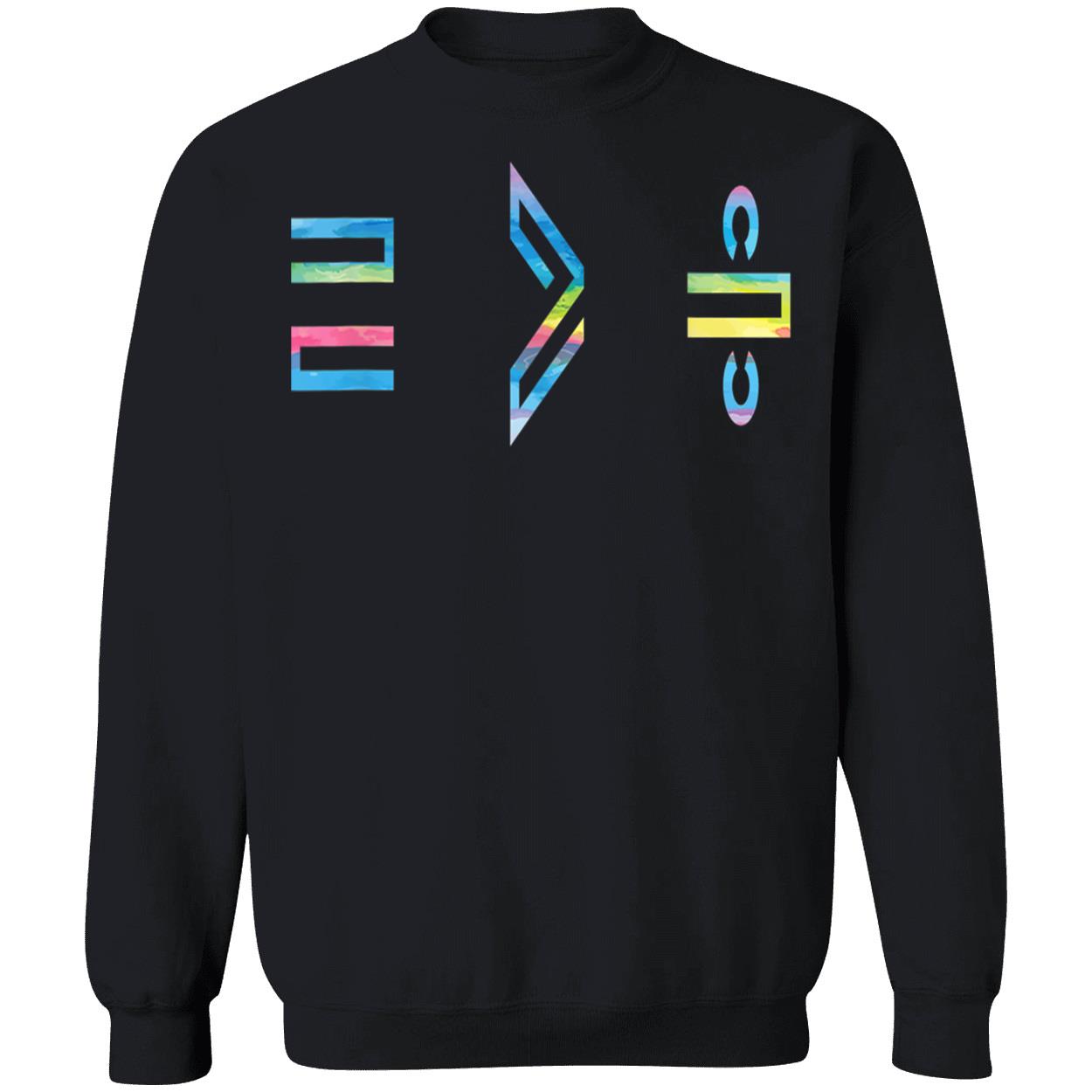 Equality Is Greater Than Division Shirt Equality Is Greater Than Division Shirt