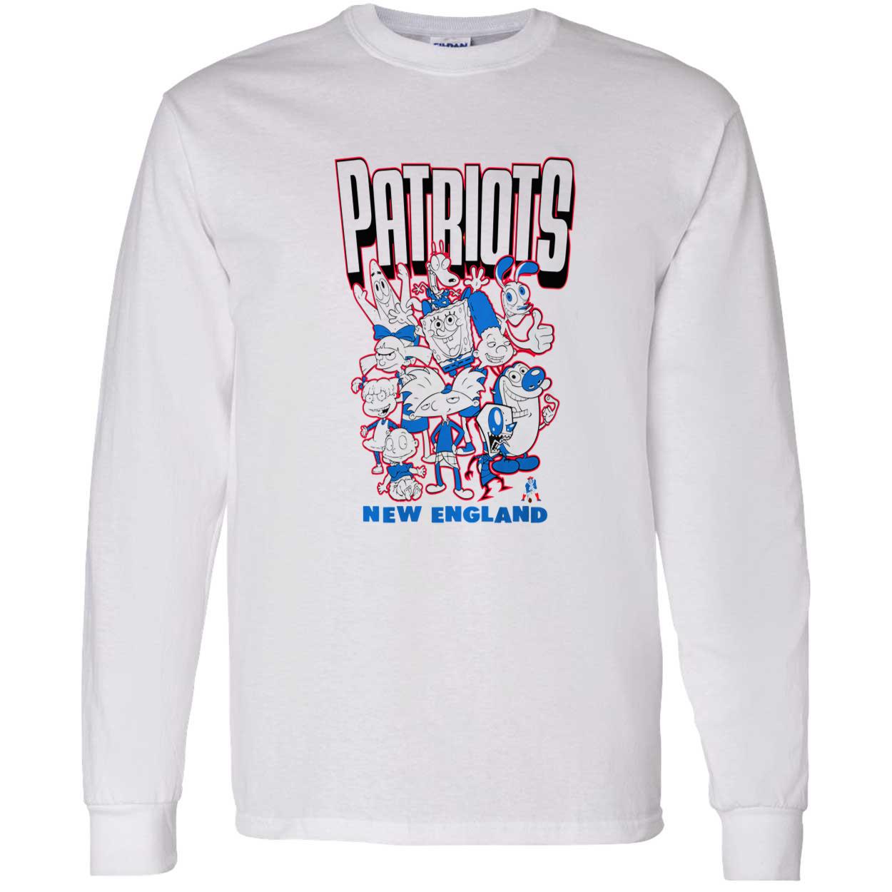 Spongebob Patriots New England Shirt Spongebob Patriots New England Shirt