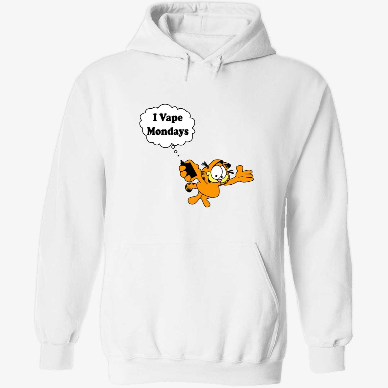 Garfield I Vape Mondays Shirt Garfield I Vape Mondays Shirt
