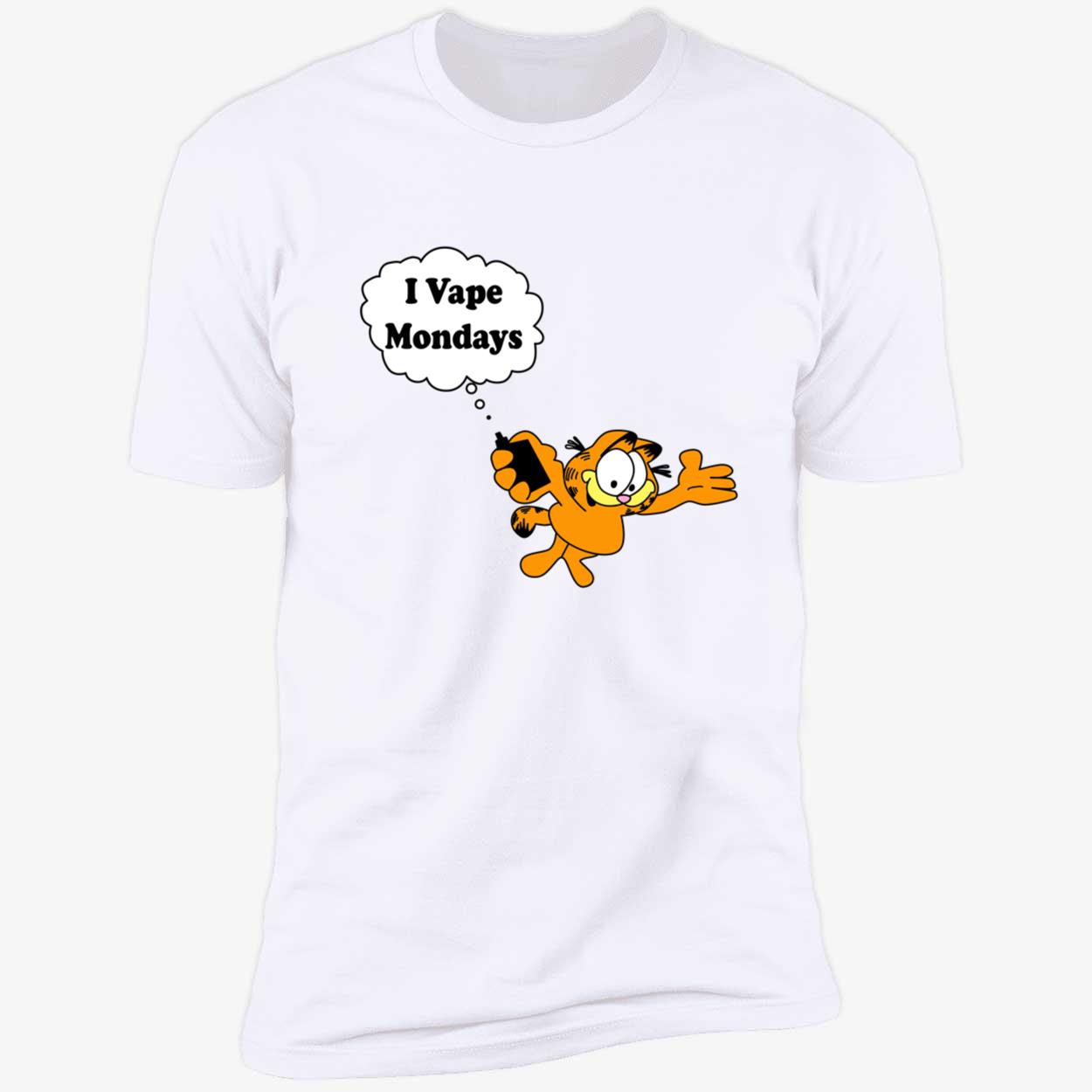 Garfield I Vape Mondays Shirt Garfield I Vape Mondays Shirt