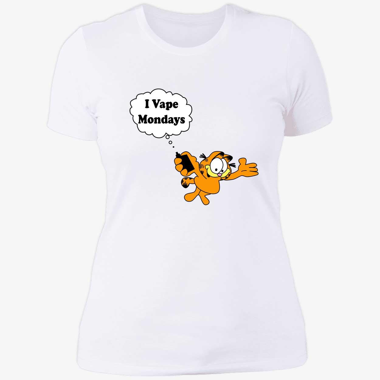Garfield I Vape Mondays Shirt Garfield I Vape Mondays Shirt