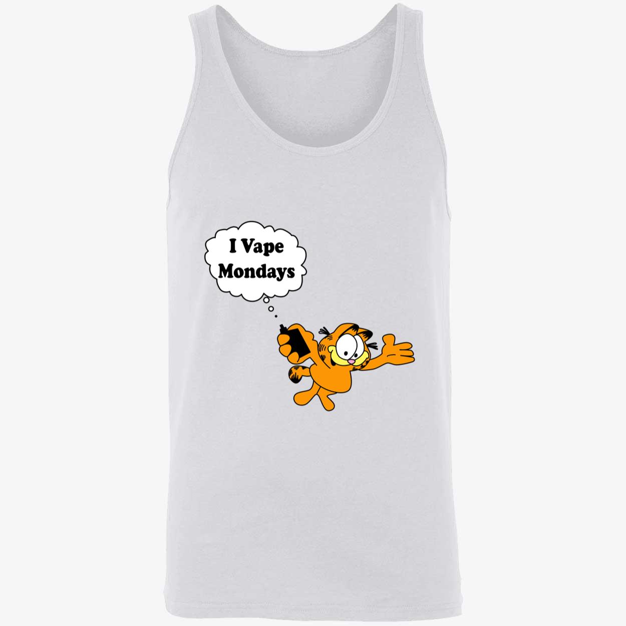 Garfield I Vape Mondays Shirt Garfield I Vape Mondays Shirt