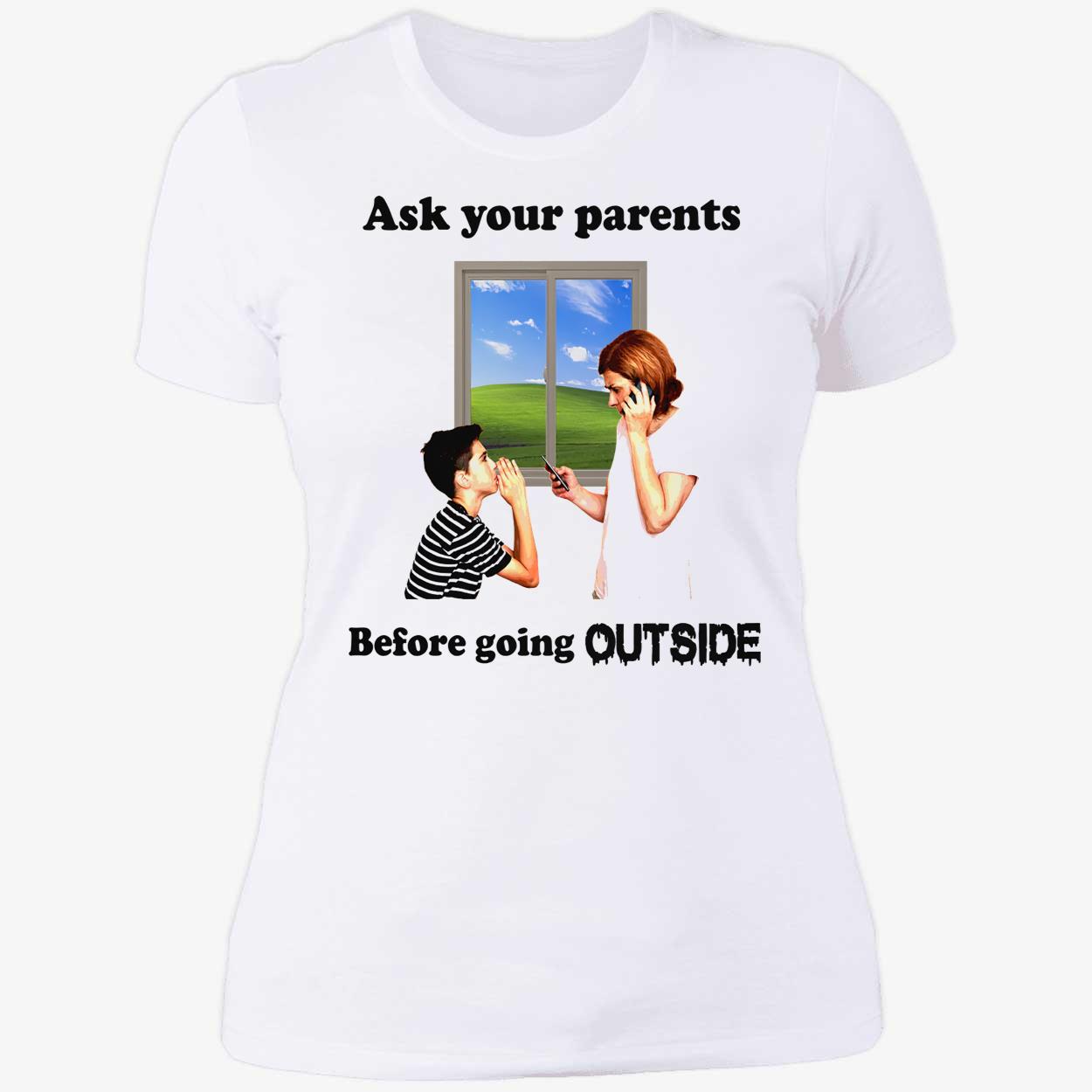 Ask Your Parents Before Going Offline Shirt Ask Your Parents Before Going Offline Shirt