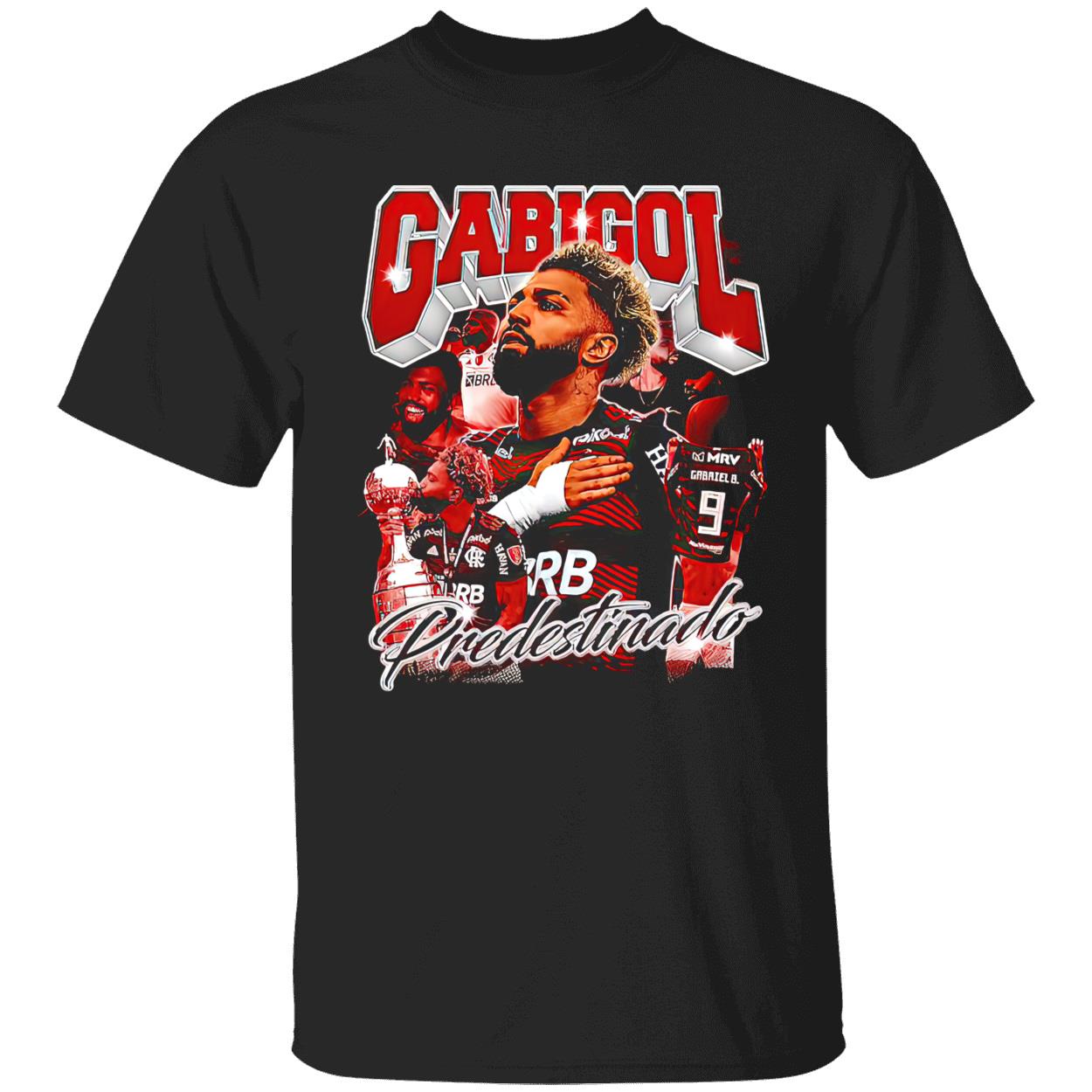 Gabigol Predestinado Trophy Picture Collage Shirt Gabigol Predestinado Trophy Picture Collage Shirt