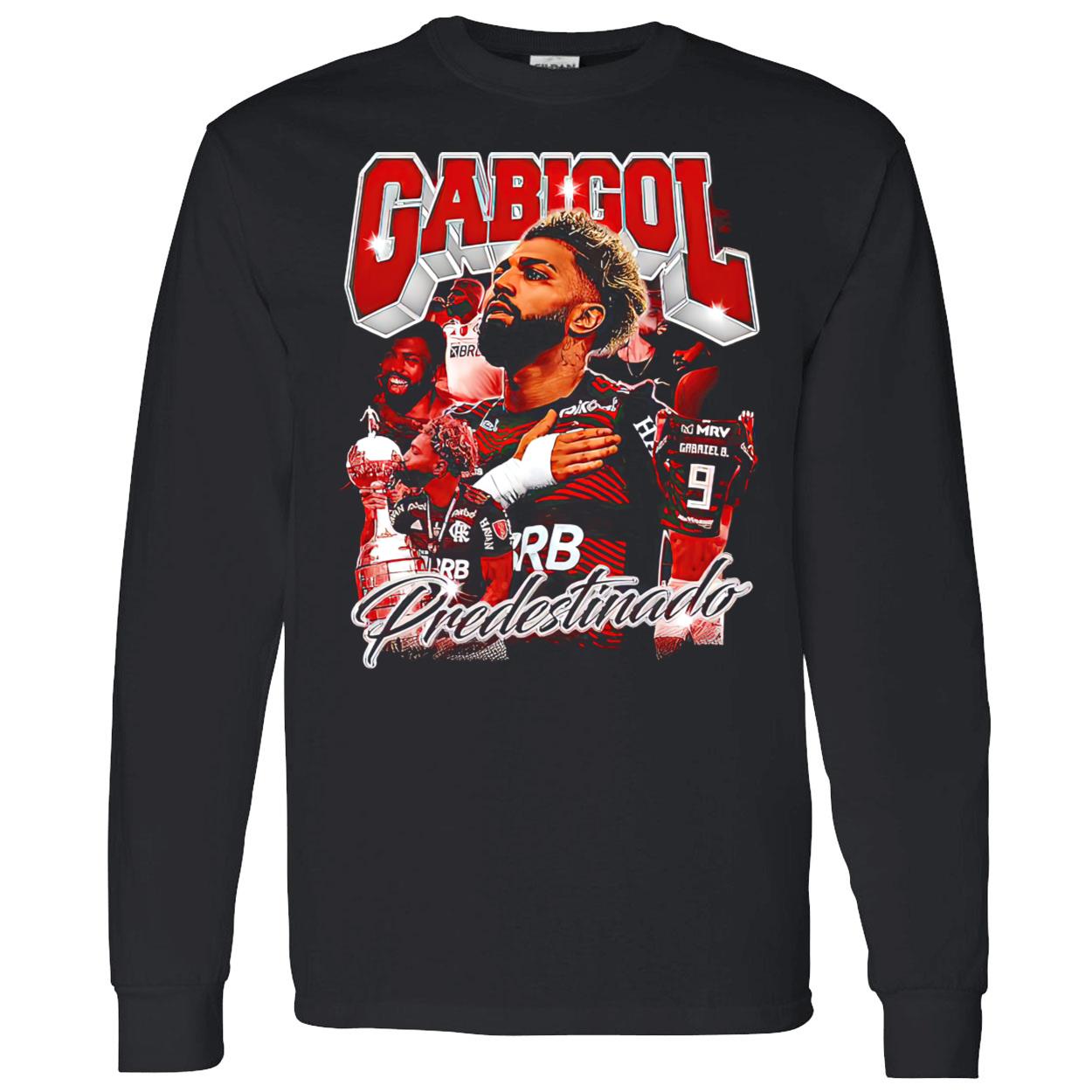Gabigol Predestinado Trophy Picture Collage Shirt Gabigol Predestinado Trophy Picture Collage Shirt