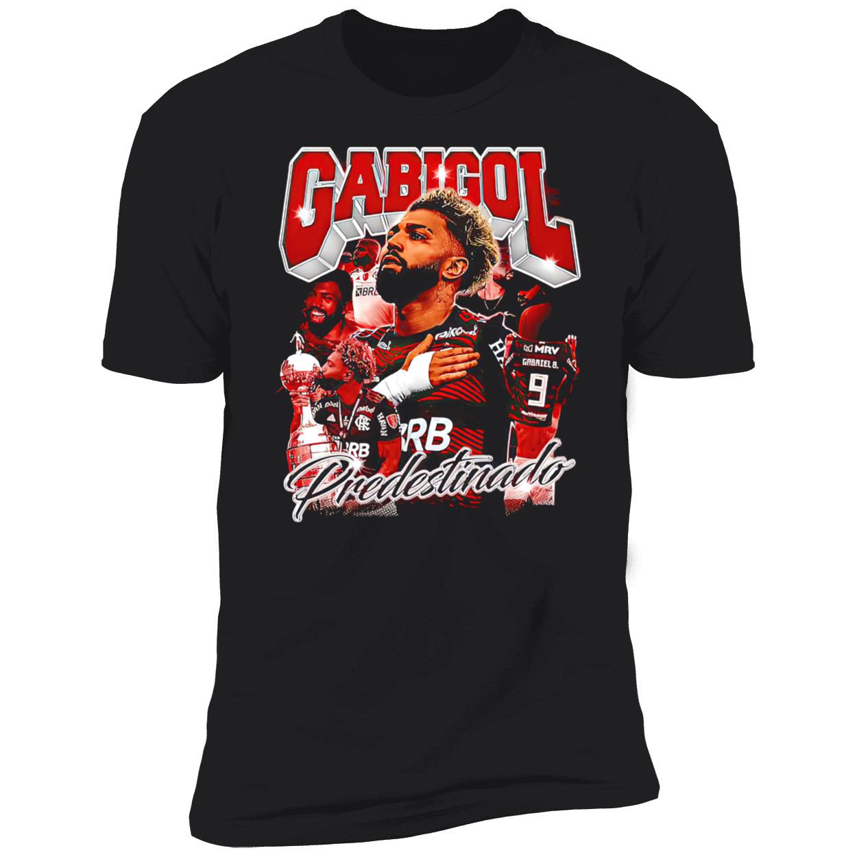 Gabigol Predestinado Trophy Picture Collage Shirt Gabigol Predestinado Trophy Picture Collage Shirt