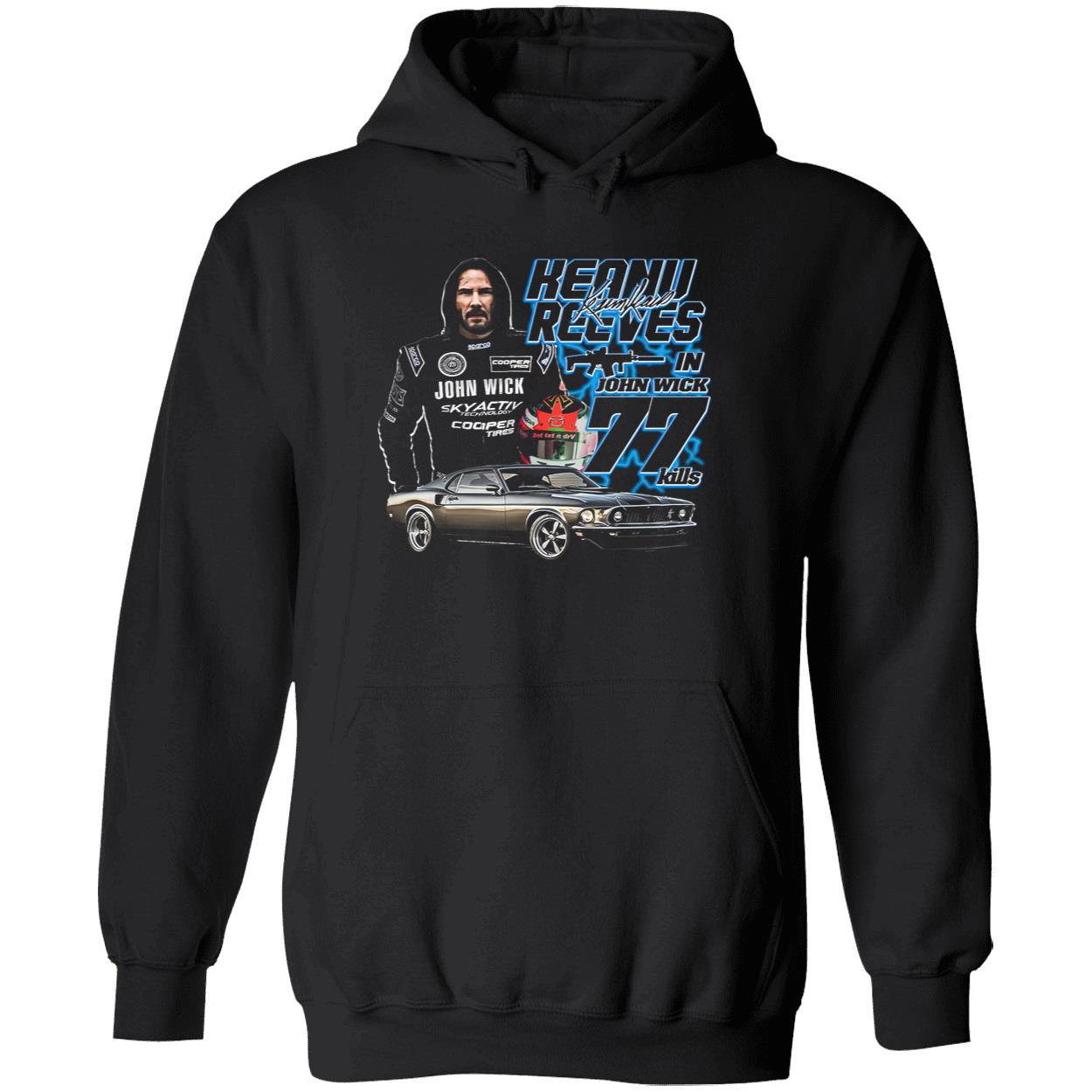 Keanu Reeves In John Wick 77 Kills Shirt Keanu Reeves In John Wick 77 Kills Shirt