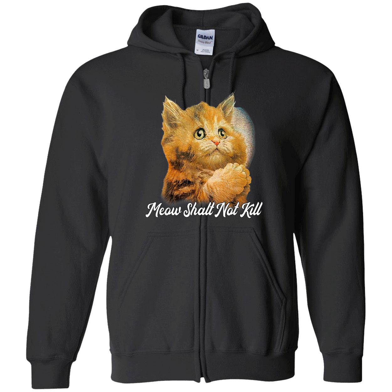 Meow Shalt Not Kill Shirt Meow Shalt Not Kill Shirt