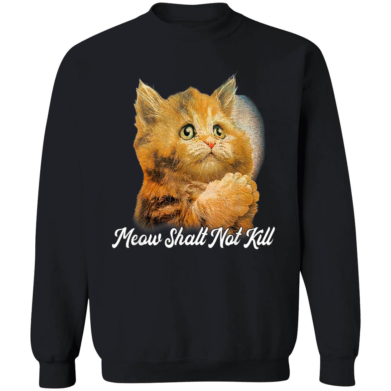 Meow Shalt Not Kill Shirt Meow Shalt Not Kill Shirt