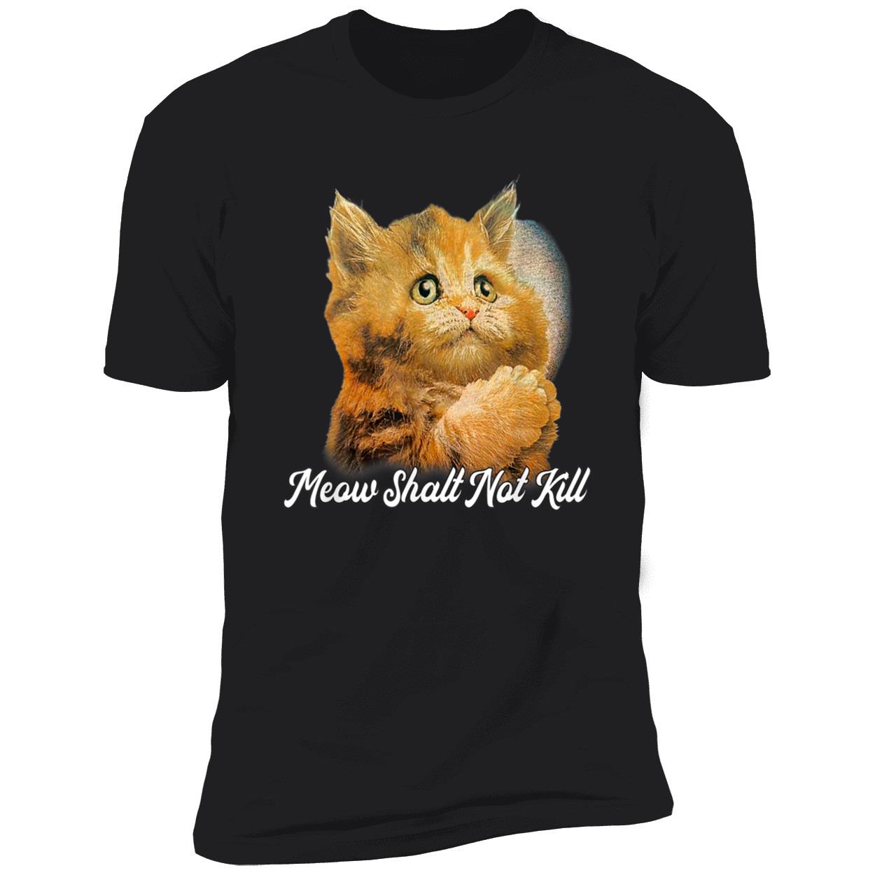 Meow Shalt Not Kill Shirt Meow Shalt Not Kill Shirt