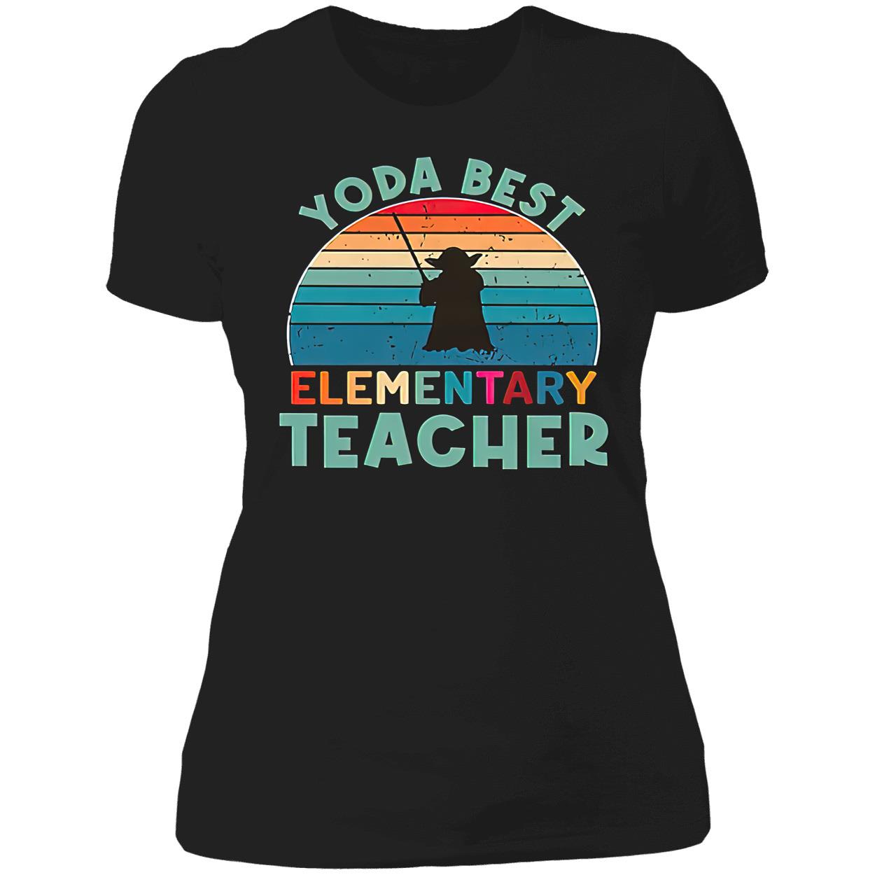 Yoda Best Elementary Teacher Shirt Yoda Best Elementary Teacher Shirt
