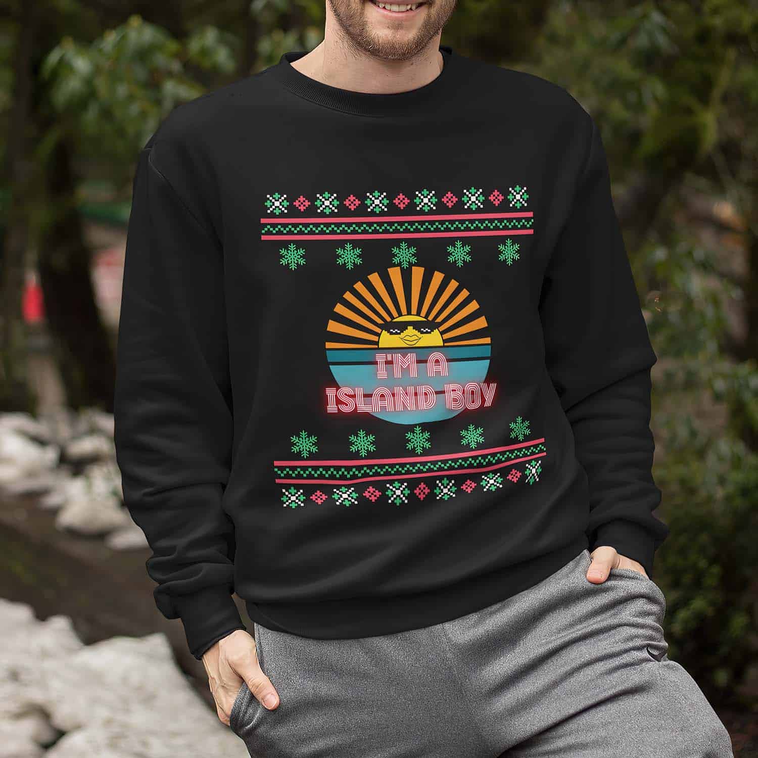 I’M A Island Boy Vintage Sweatshirt I’M A Island Boy Vintage Sweatshirt