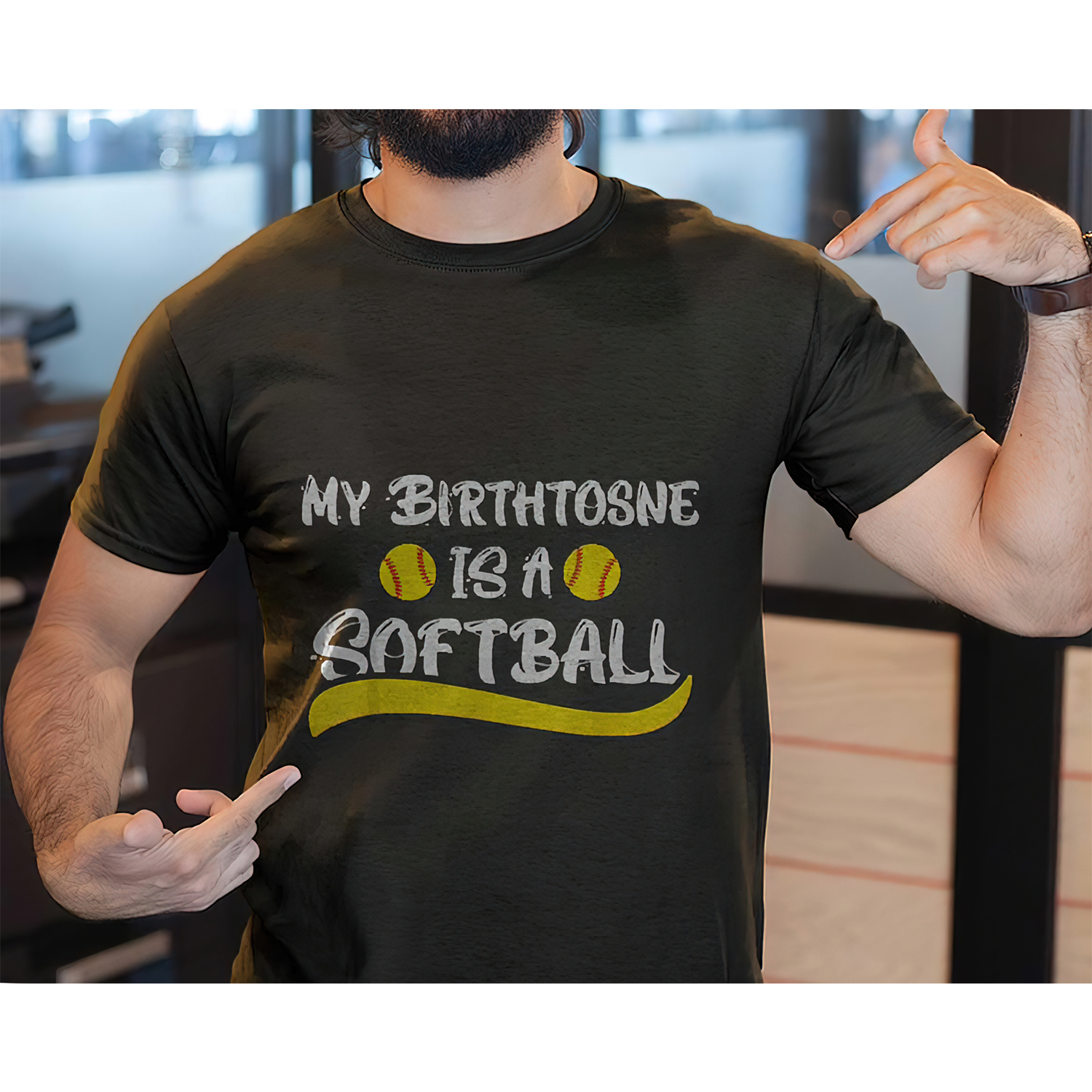 My Birthstone Is A Softball Shirt My Birthstone Is A Softball Shirt