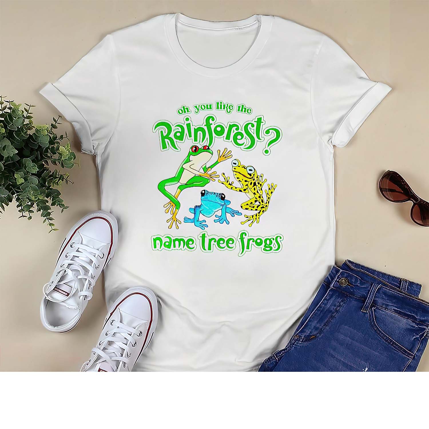 Oh You Like The Rainforest Name Tree Frogs Shirt Oh You Like The Rainforest Name Tree Frogs Shirt