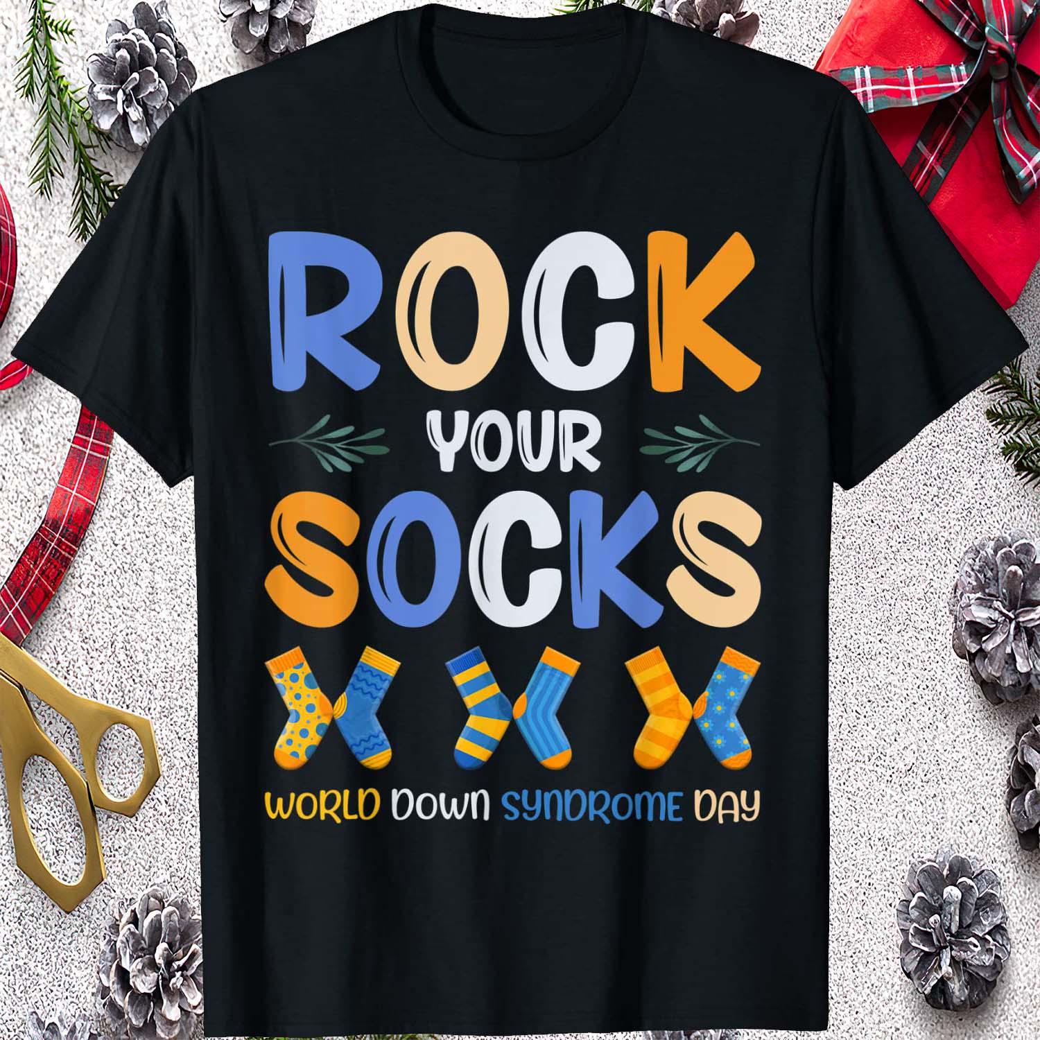 Rock Your Socks World Down Syndrome Day Shirt