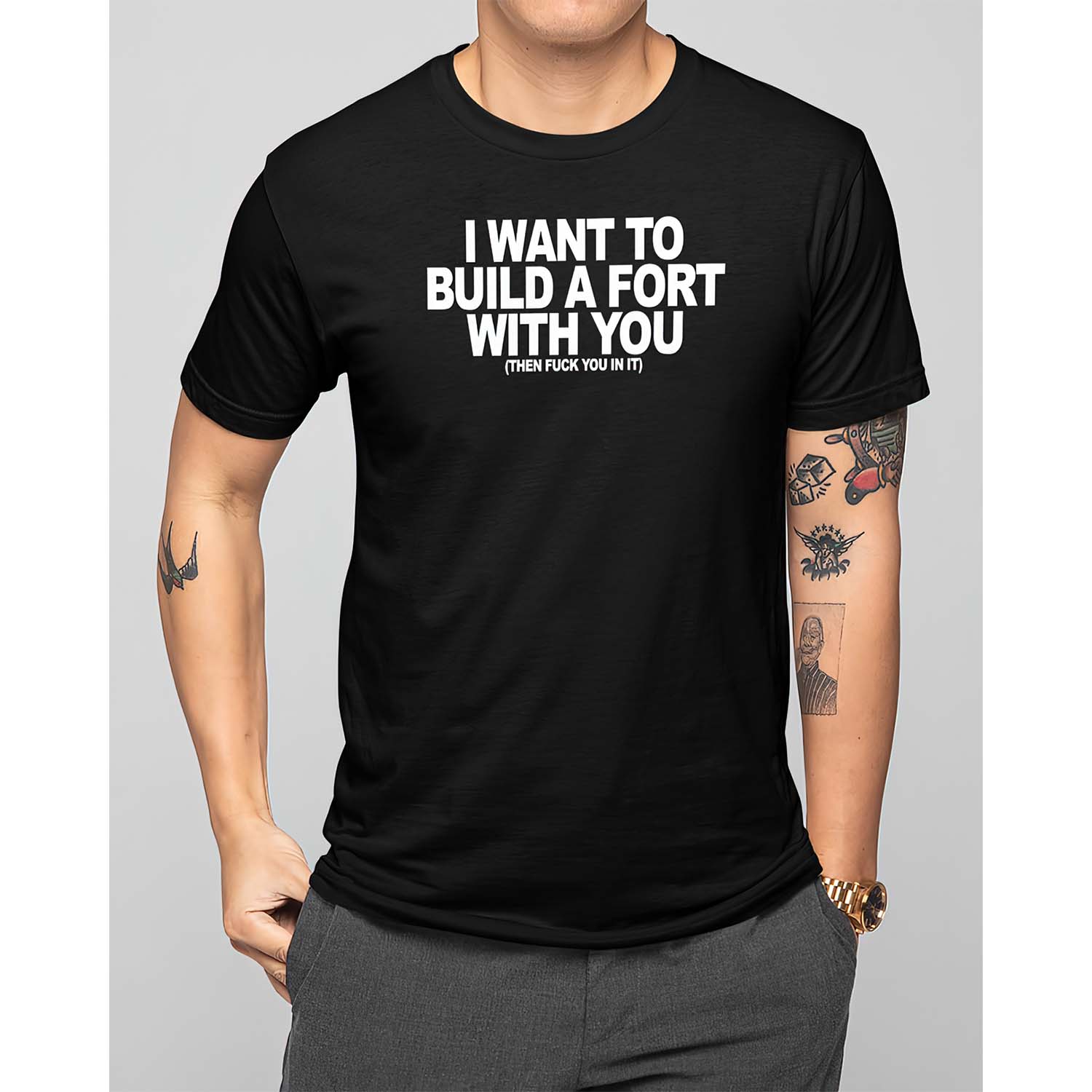I Want To Build A Fort With You Then F*Ck You In It Shirt I Want To Build A Fort With You Then F*Ck You In It Shirt