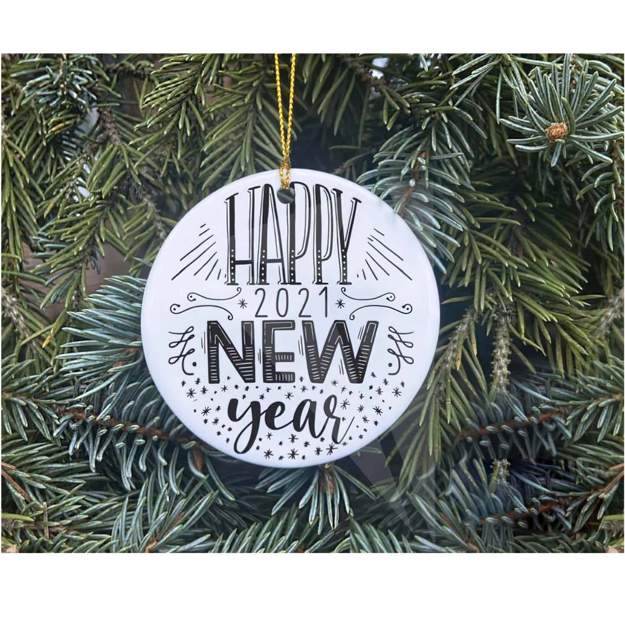 Happy New Year 2021 Ornament Happy New Year 2021 Ornament