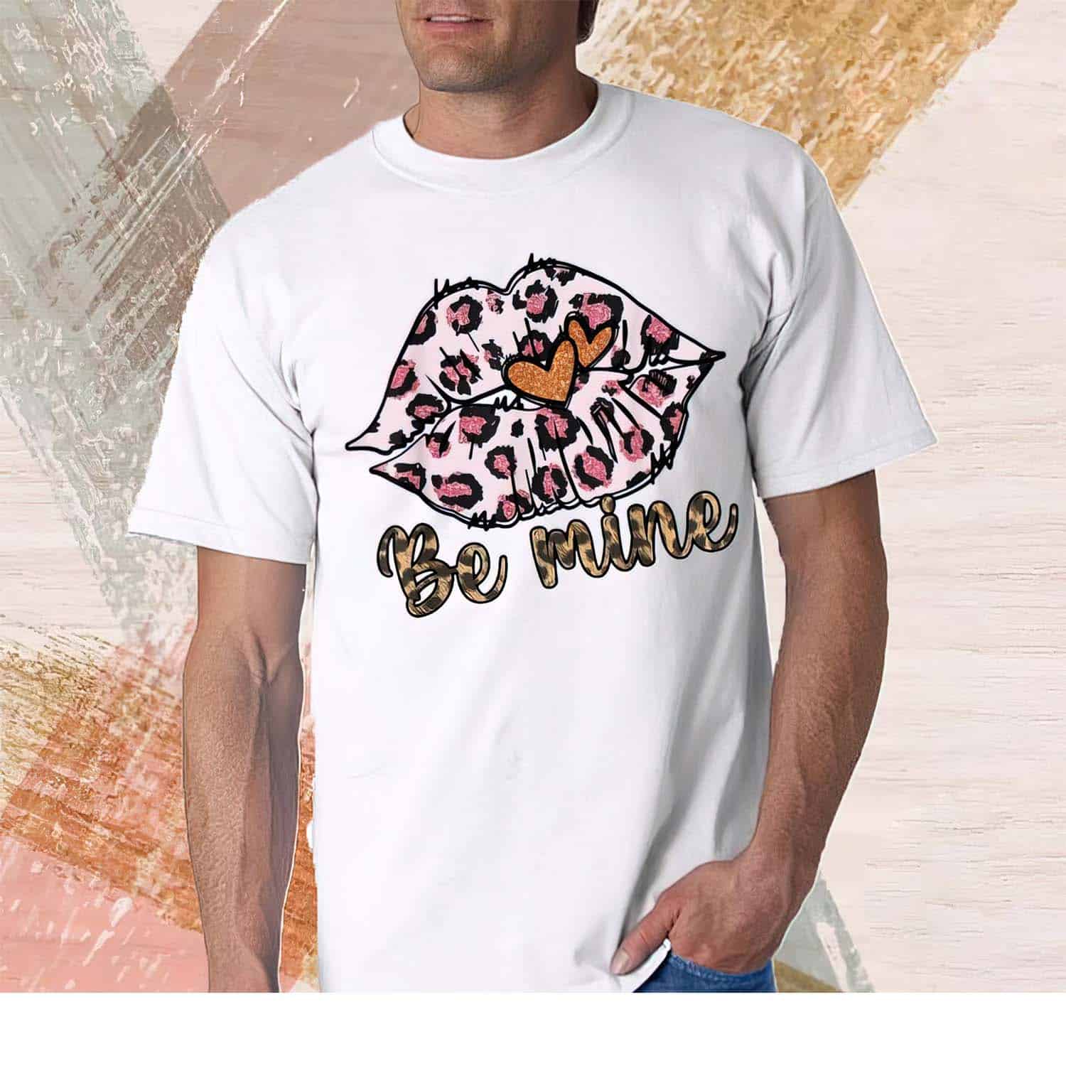Leopard Sexy Lips Be Mine Shirt Leopard Sexy Lips Be Mine Shirt