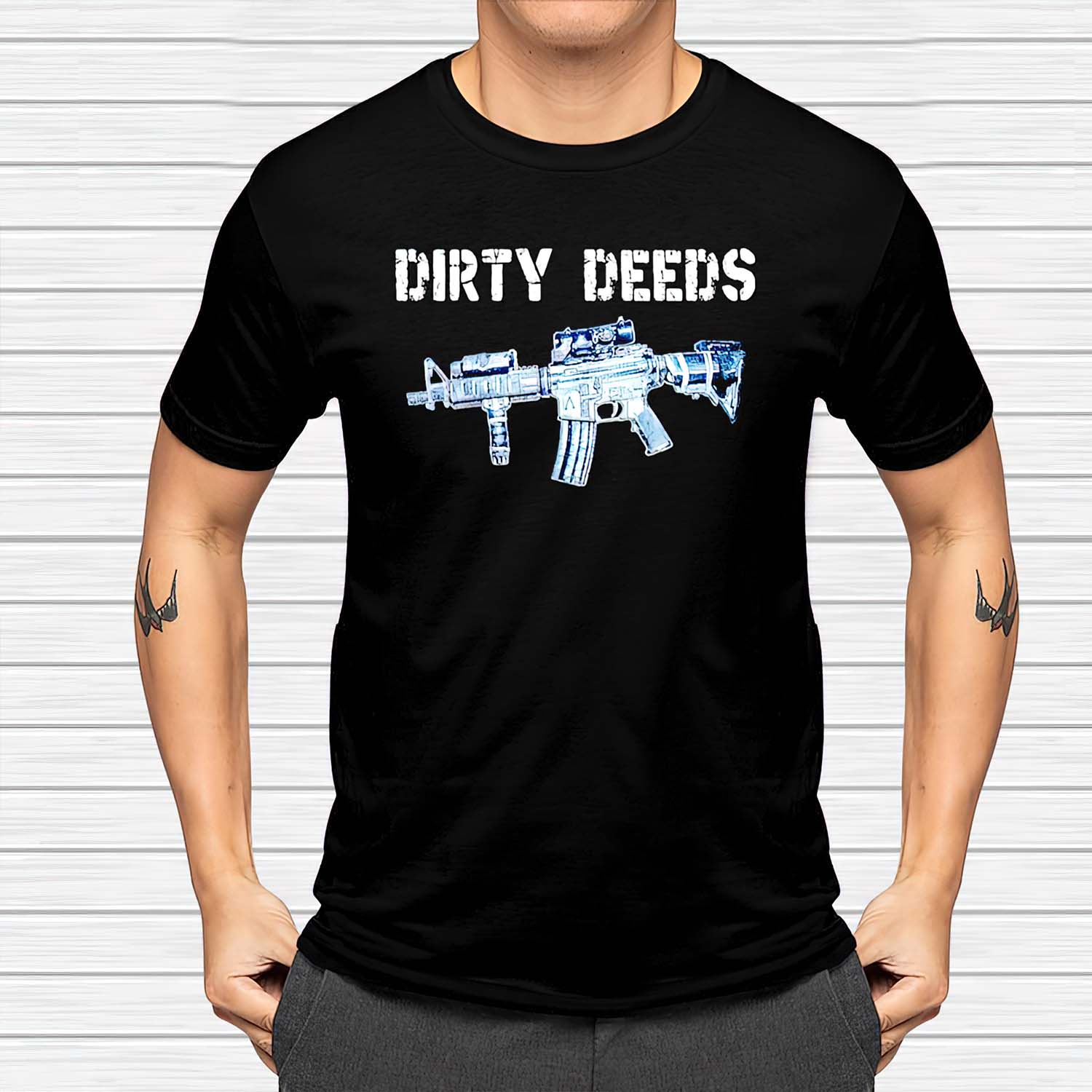 Gun Dirty Deeds T-Shirt