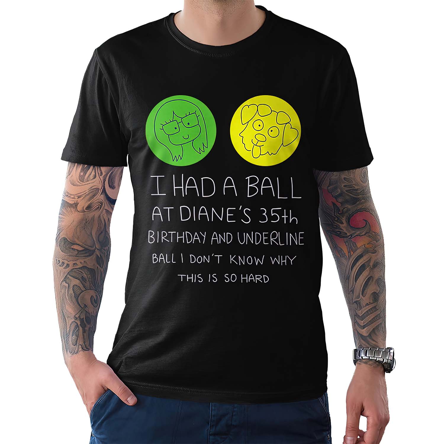 I Had A Ball At Diane’S 35Th Birthday Shirt I Had A Ball At Diane’S 35Th Birthday Shirt