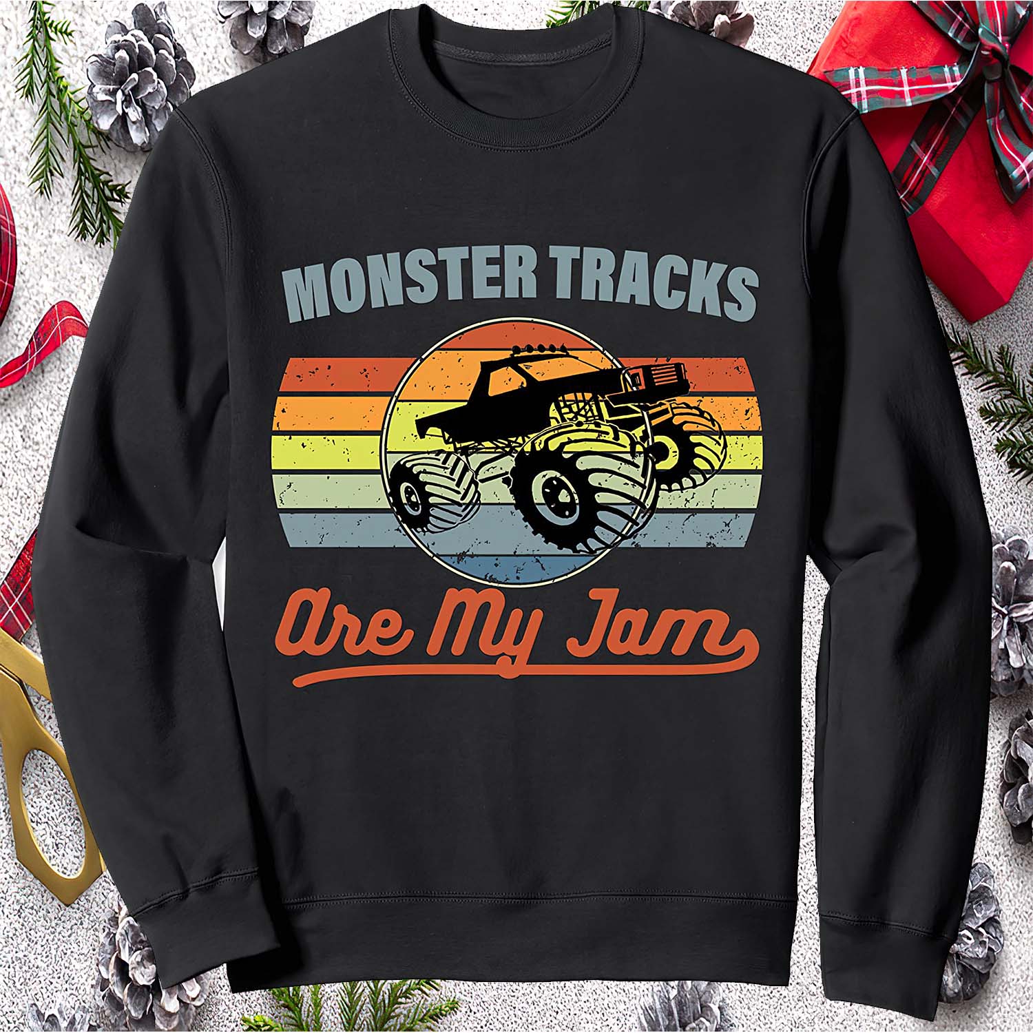 Monster Tracks Are My Jam Sweatshirt Monster Tracks Are My Jam Sweatshirt