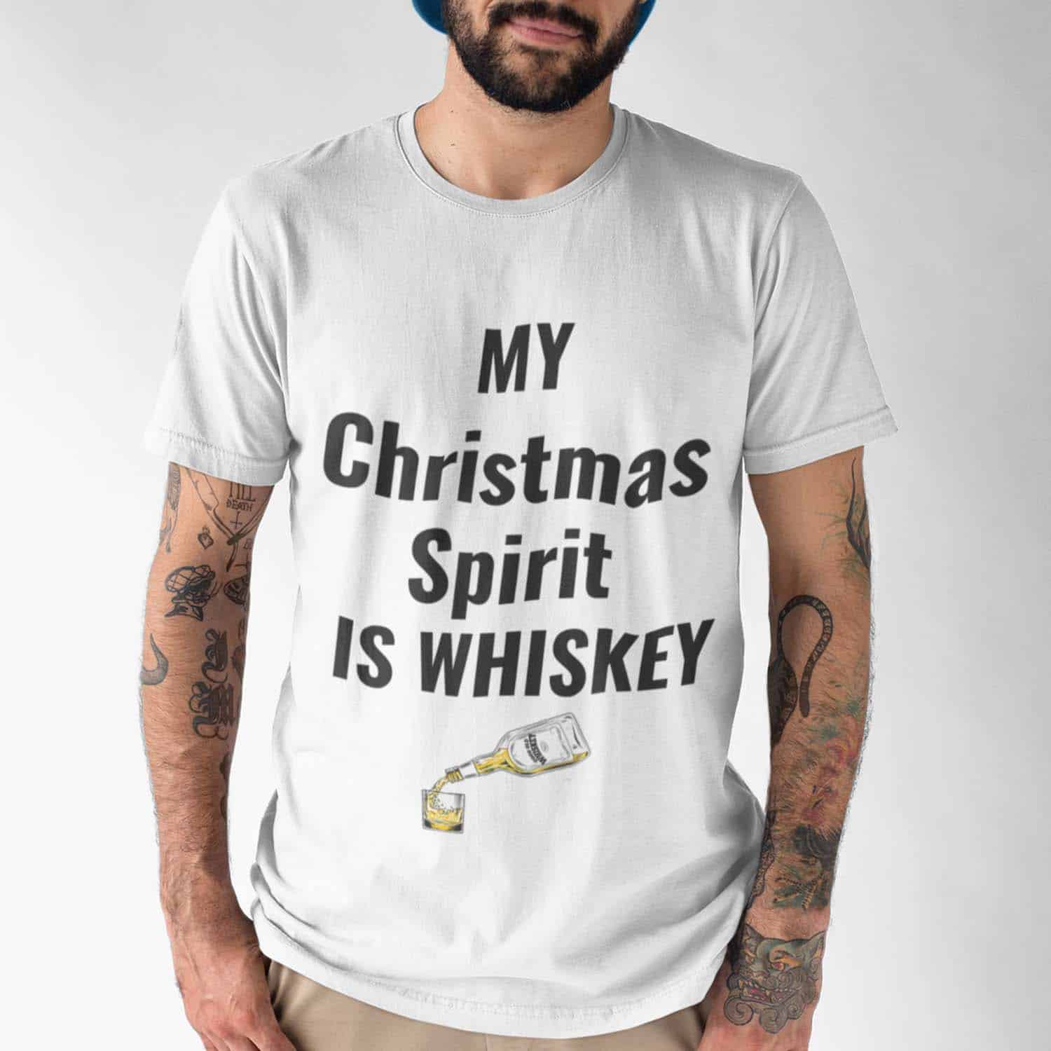 My Christmas Spirit Is Whiskey Shirt My Christmas Spirit Is Whiskey Shirt