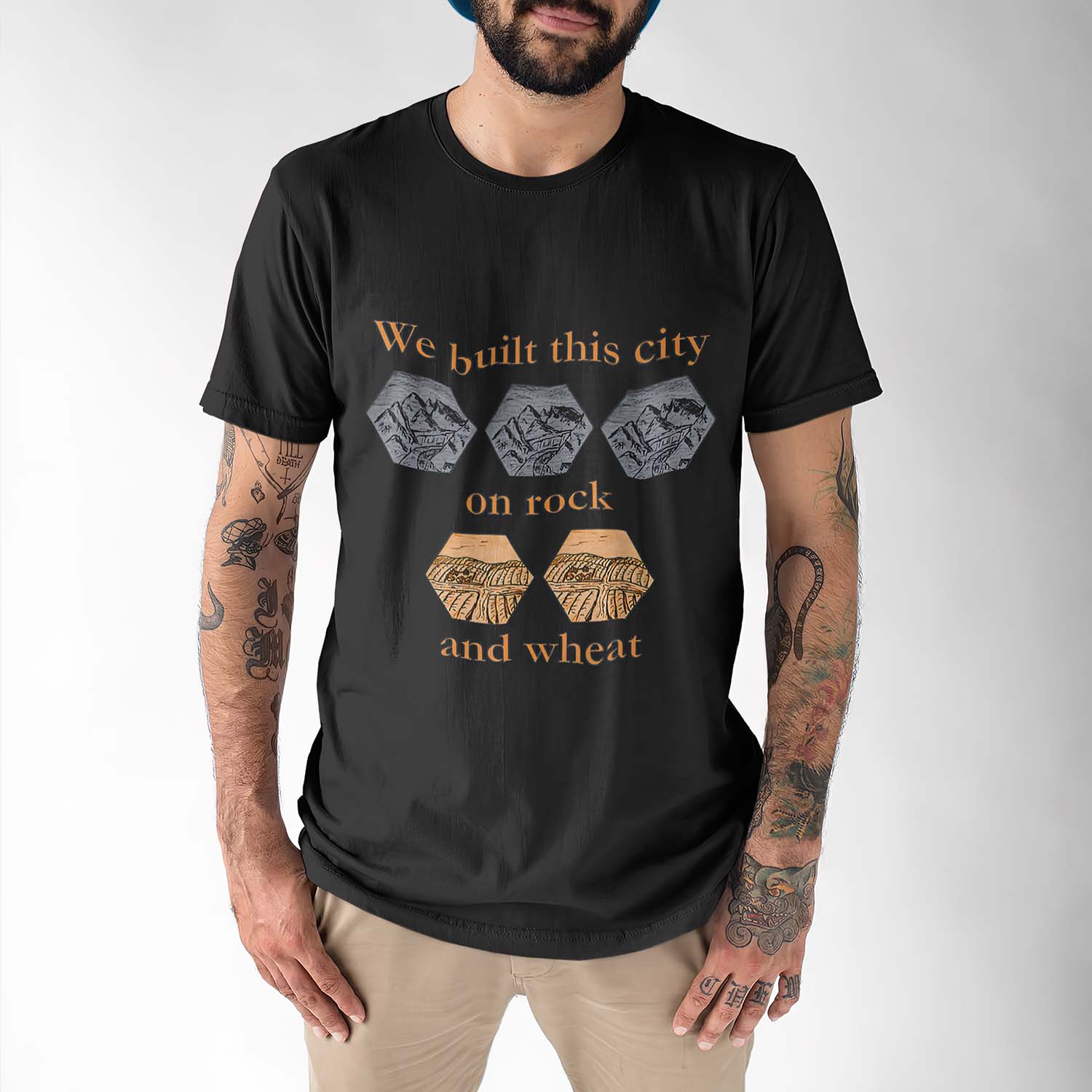 We Built This City On Rock And Wheat Shirt We Built This City On Rock And Wheat Shirt