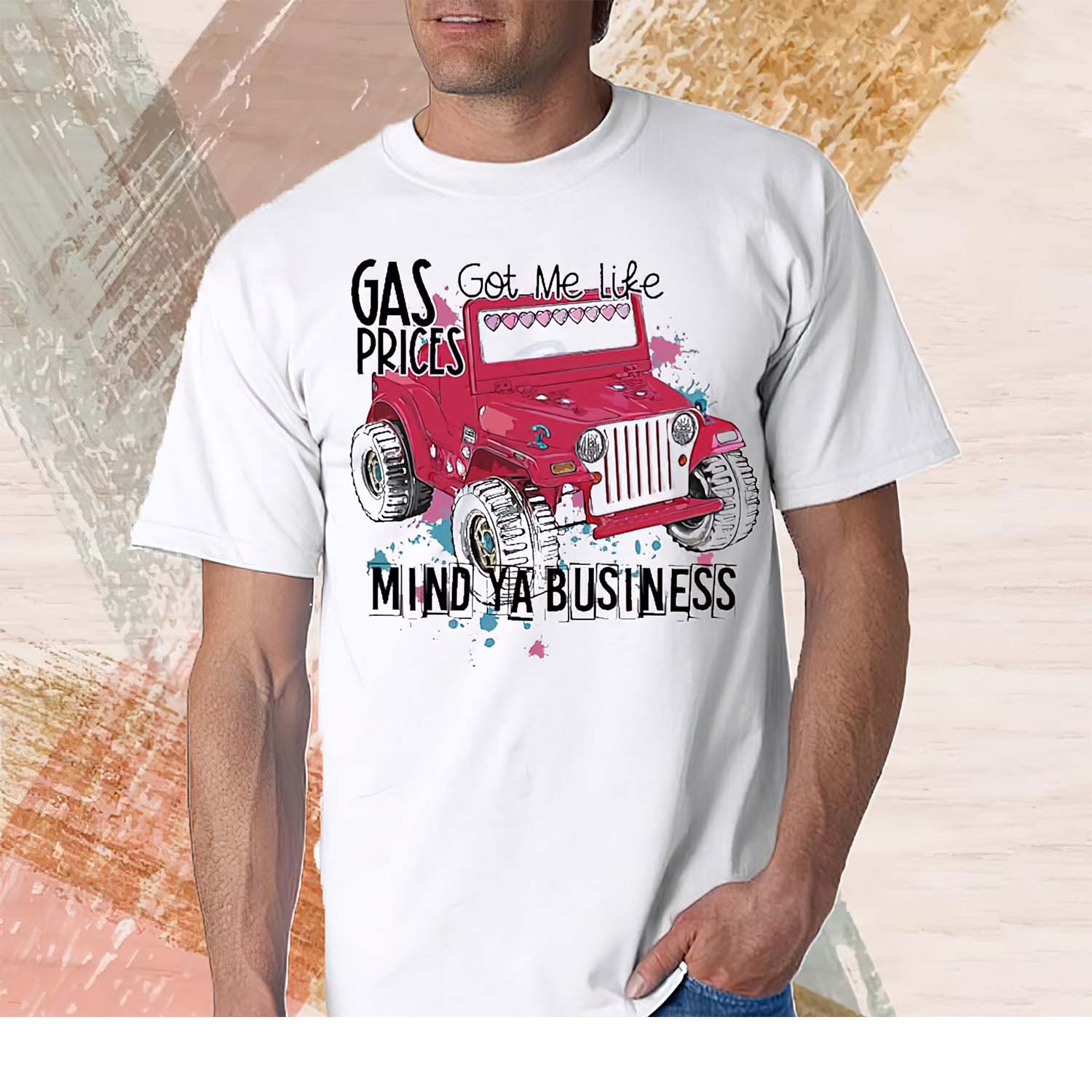Jeep Gas Prices Got Me Like Mind Ya Business Shirt