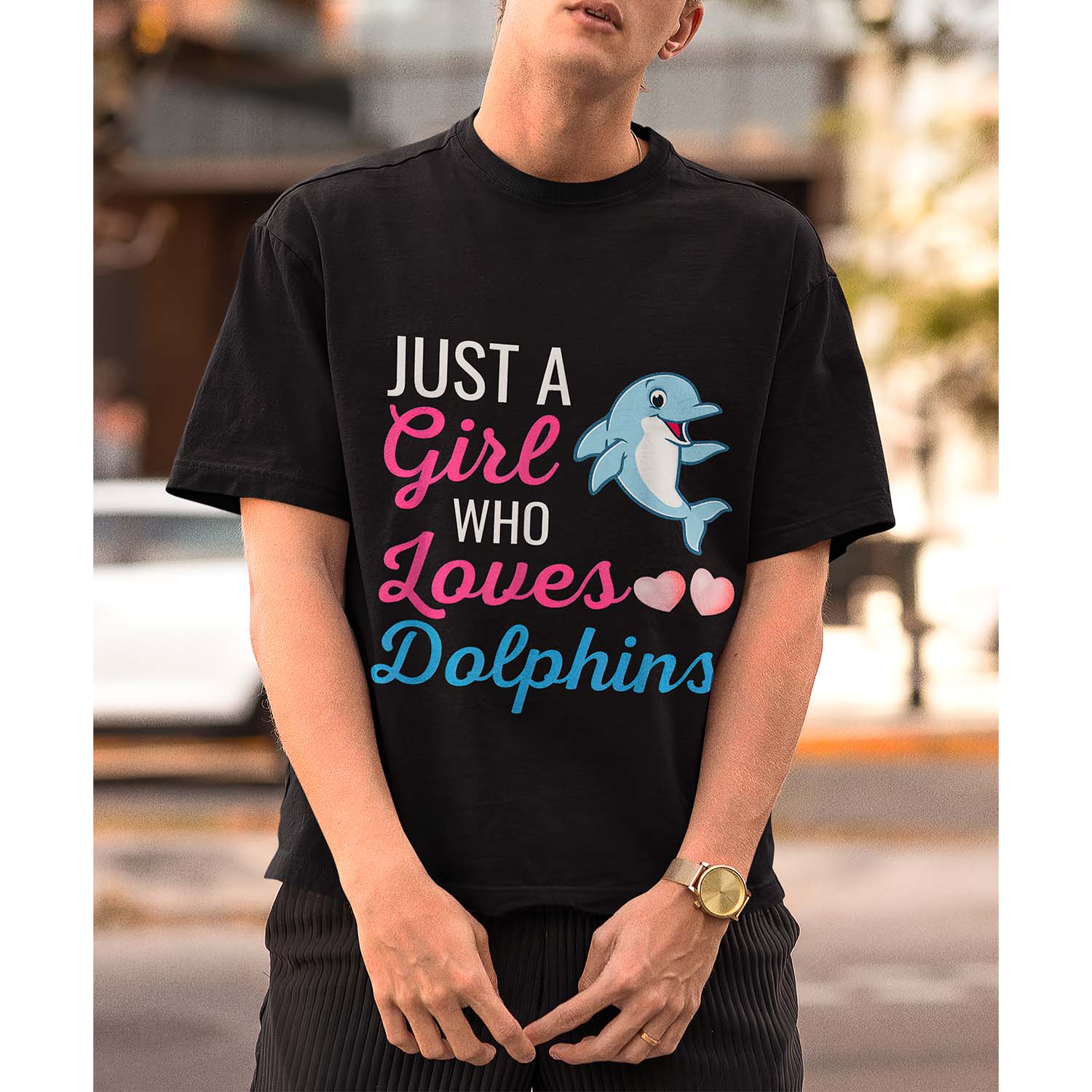 Just A Girl Who Loves Dolphins Shirt Just A Girl Who Loves Dolphins Shirt