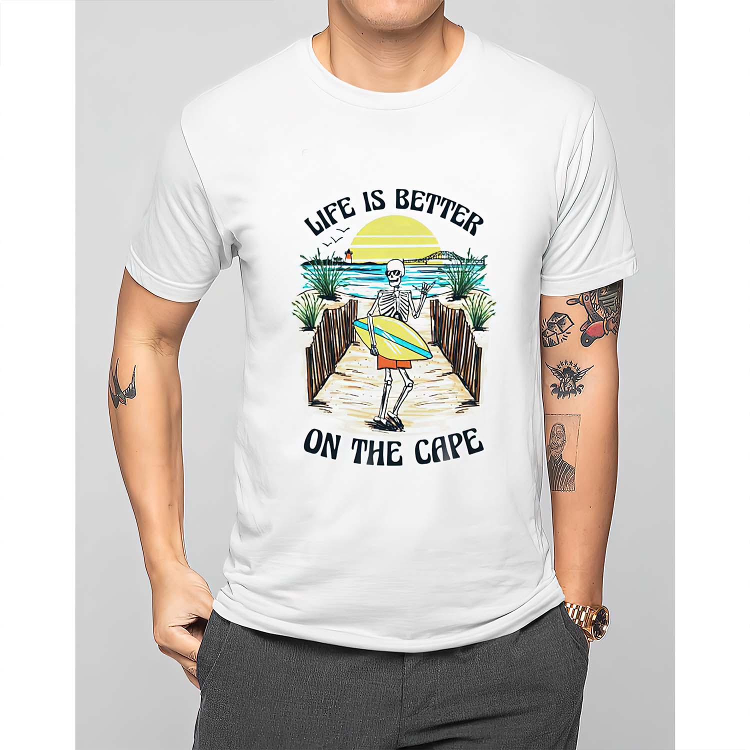 Skeleton Life Is Better On The Cape Shirt Skeleton Life Is Better On The Cape Shirt