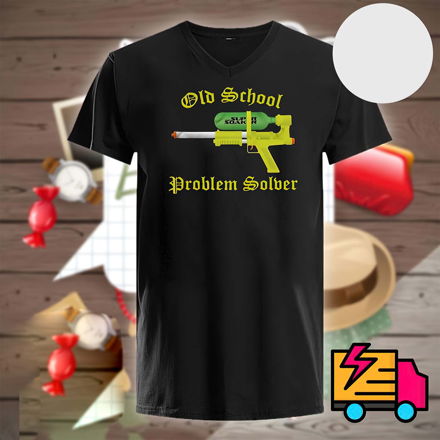 Super Soaker Old School Problem Solder Shirt Super Soaker Old School Problem Solder Shirt