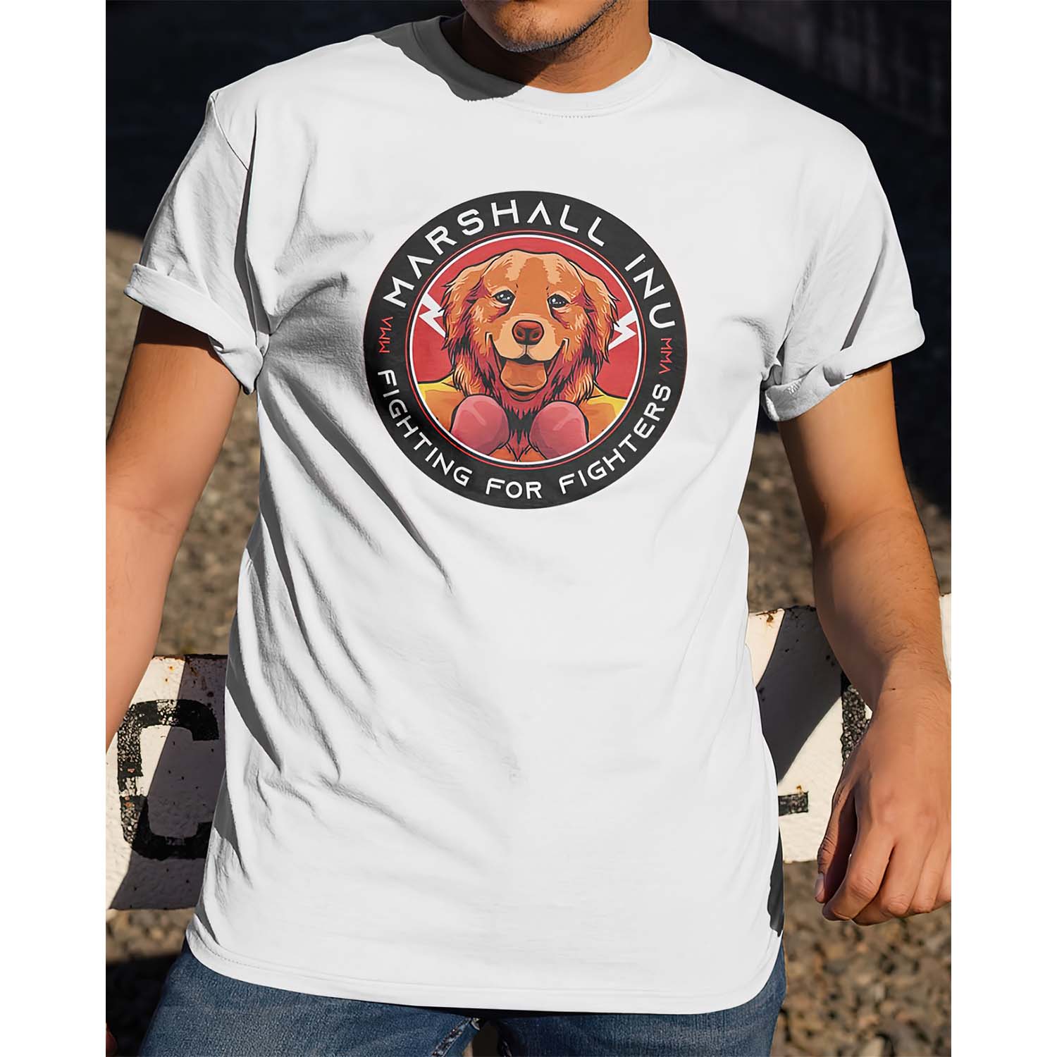 Marshall Inu Fighting For Fighters Shirt Marshall Inu Fighting For Fighters Shirt