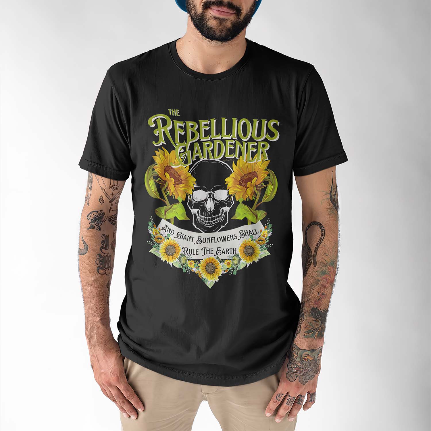 Rebellious Gardener And Giant Sunflowers Shall Rule The Earth Shirt Rebellious Gardener And Giant Sunflowers Shall Rule The Earth Shirt