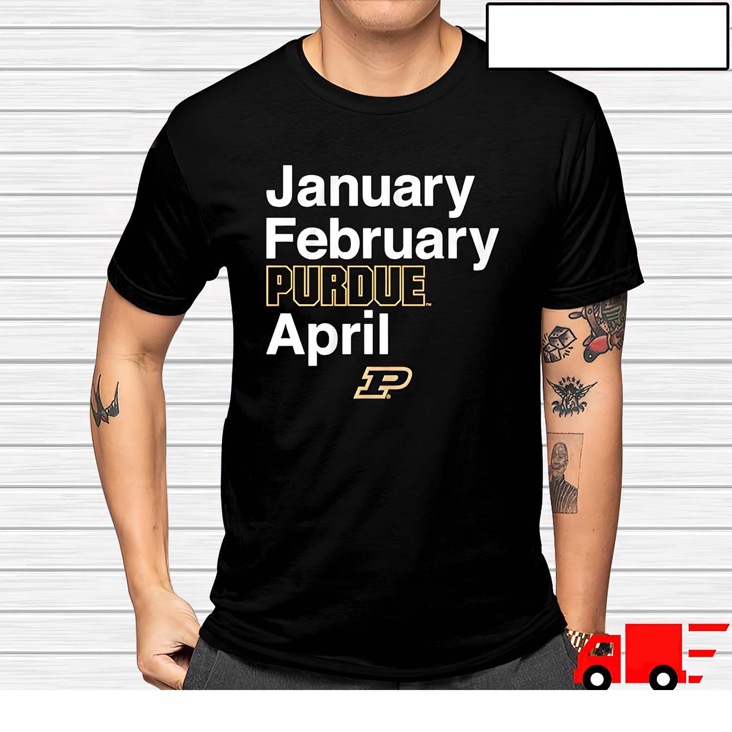 January February Purdue April Shirt January February Purdue April Shirt