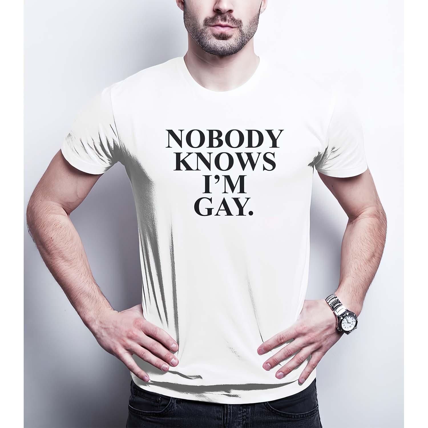 Nobody Knows I’M Gay Shirt Nobody Knows I’M Gay Shirt