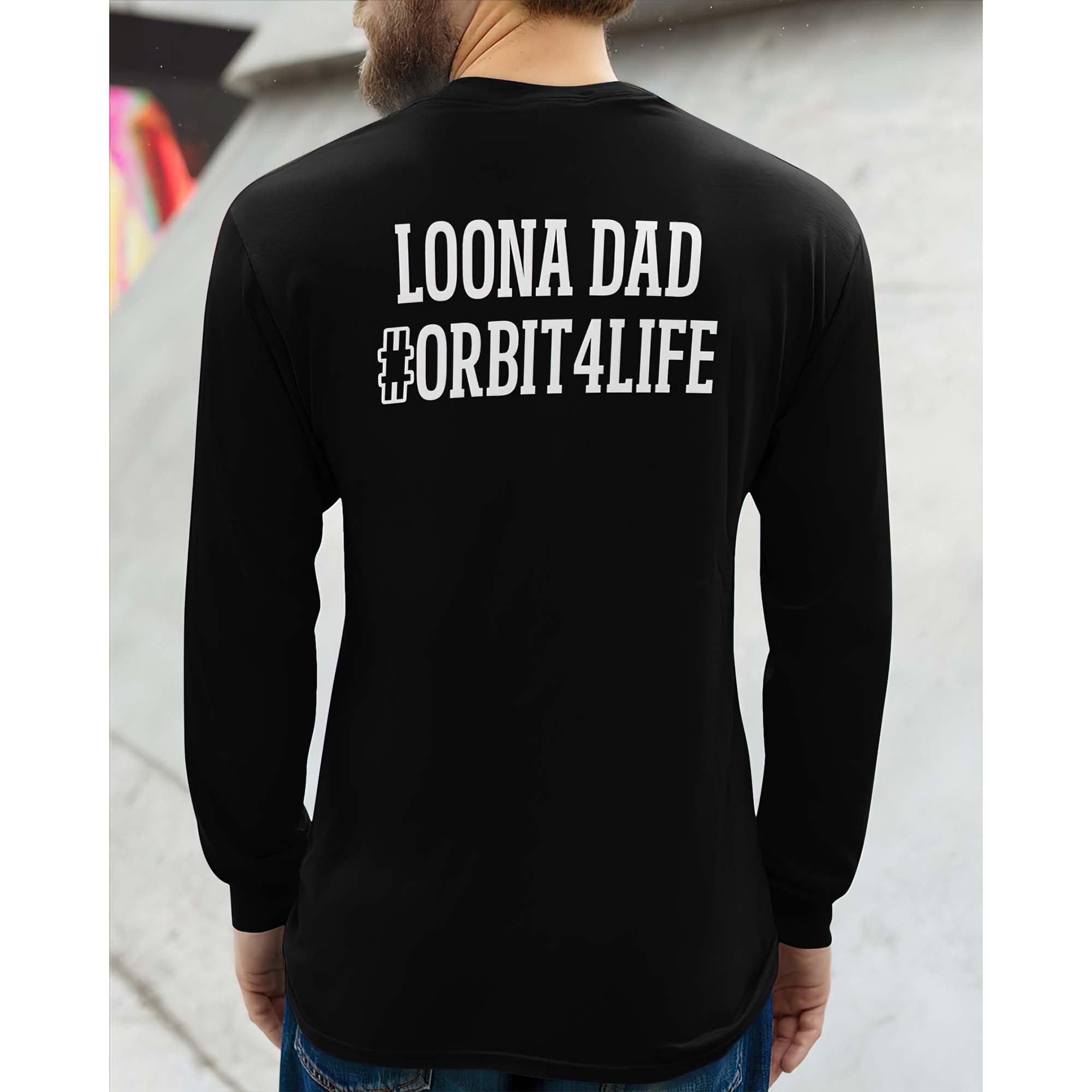 Loona Dad Orbit4Life Back Aop Shirt Loona Dad Orbit4Life Back Aop Shirt